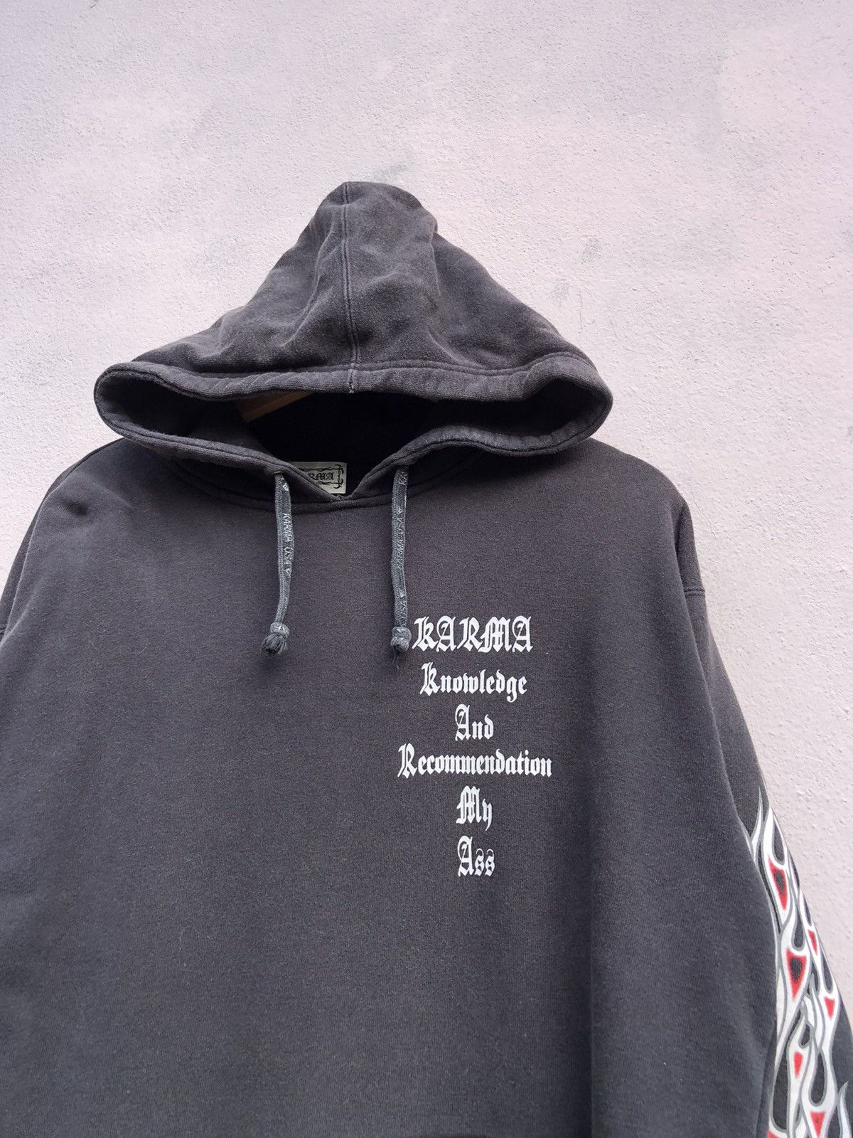 Japanese Brand Karma Flame Hoodie Logo Size US L / EU 52-54 / 3 - 4 Thumbnail
