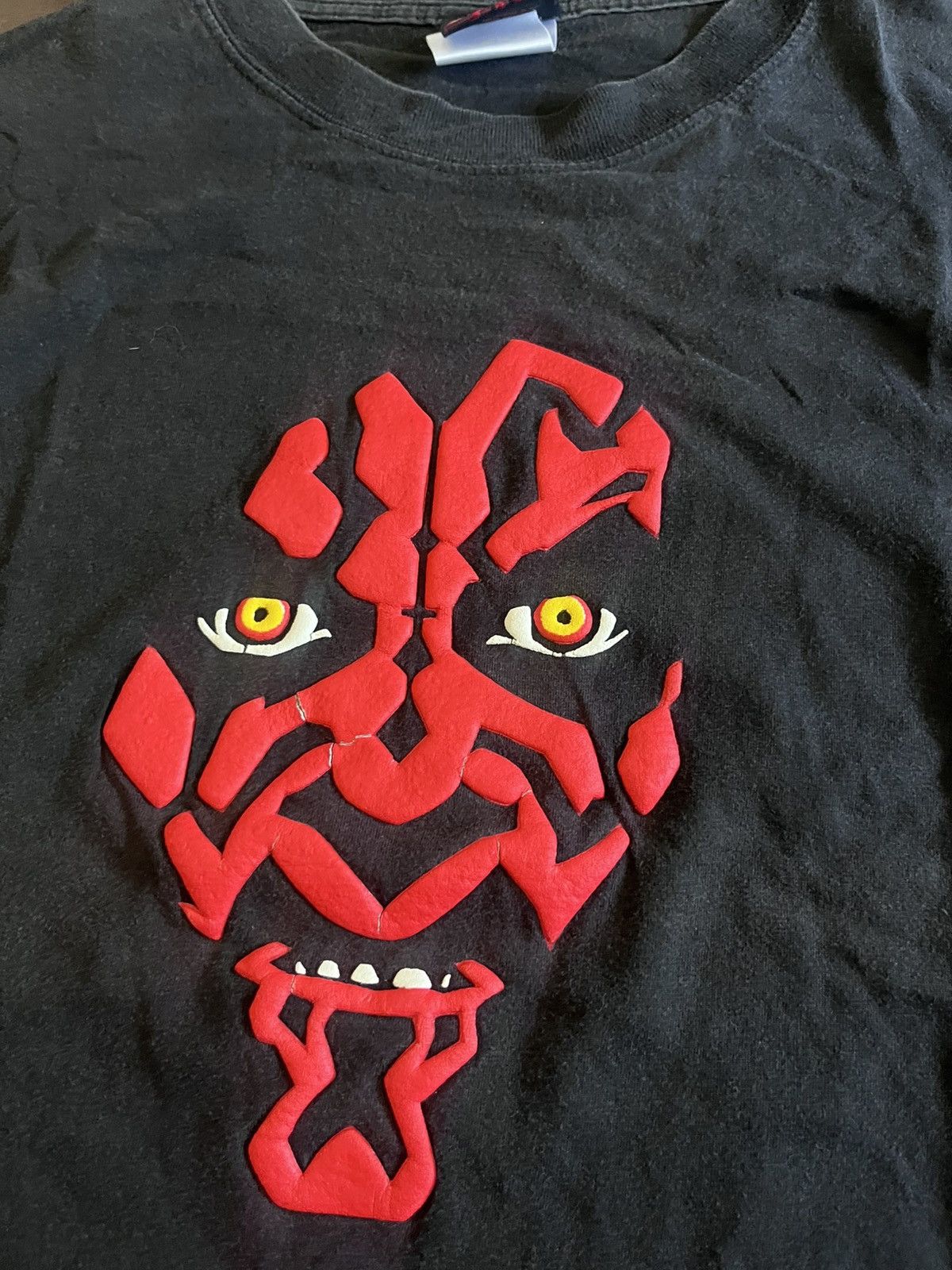 Star Wars Vintage 90s Star Wars Darth Maul T-shirt Sith Lord XL 1999 Size US XL / EU 56 / 4 - 2 Thumbnail
