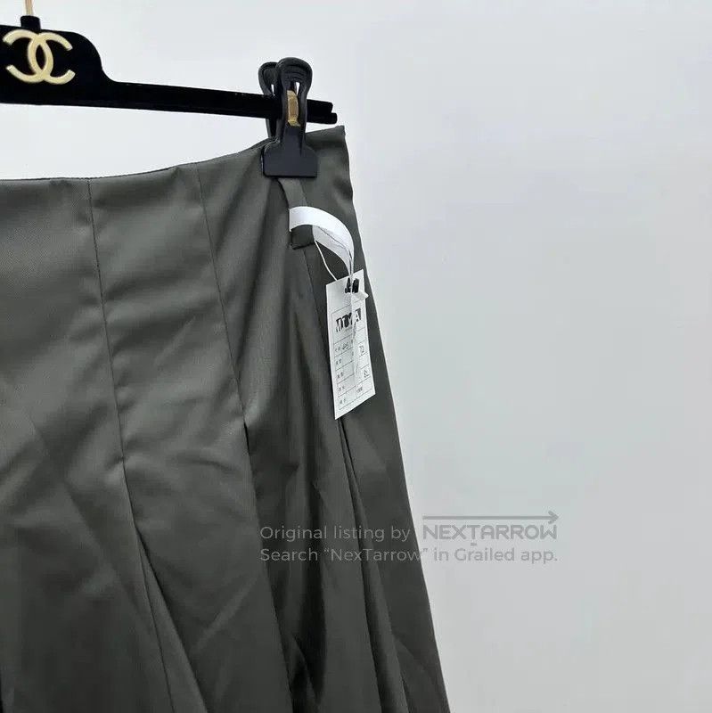 Other Prada Green Women's Midi Skirt. Size 23" - 3 Thumbnail