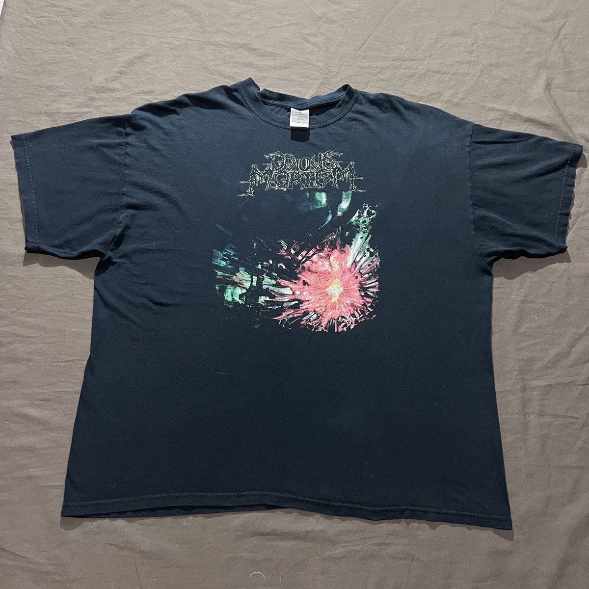 Band Tees Vintage Y2K Odious Mortem Cryptic Implosion Death Metal 2XL Size US XXL / EU 58 / 5 - 6 Thumbnail