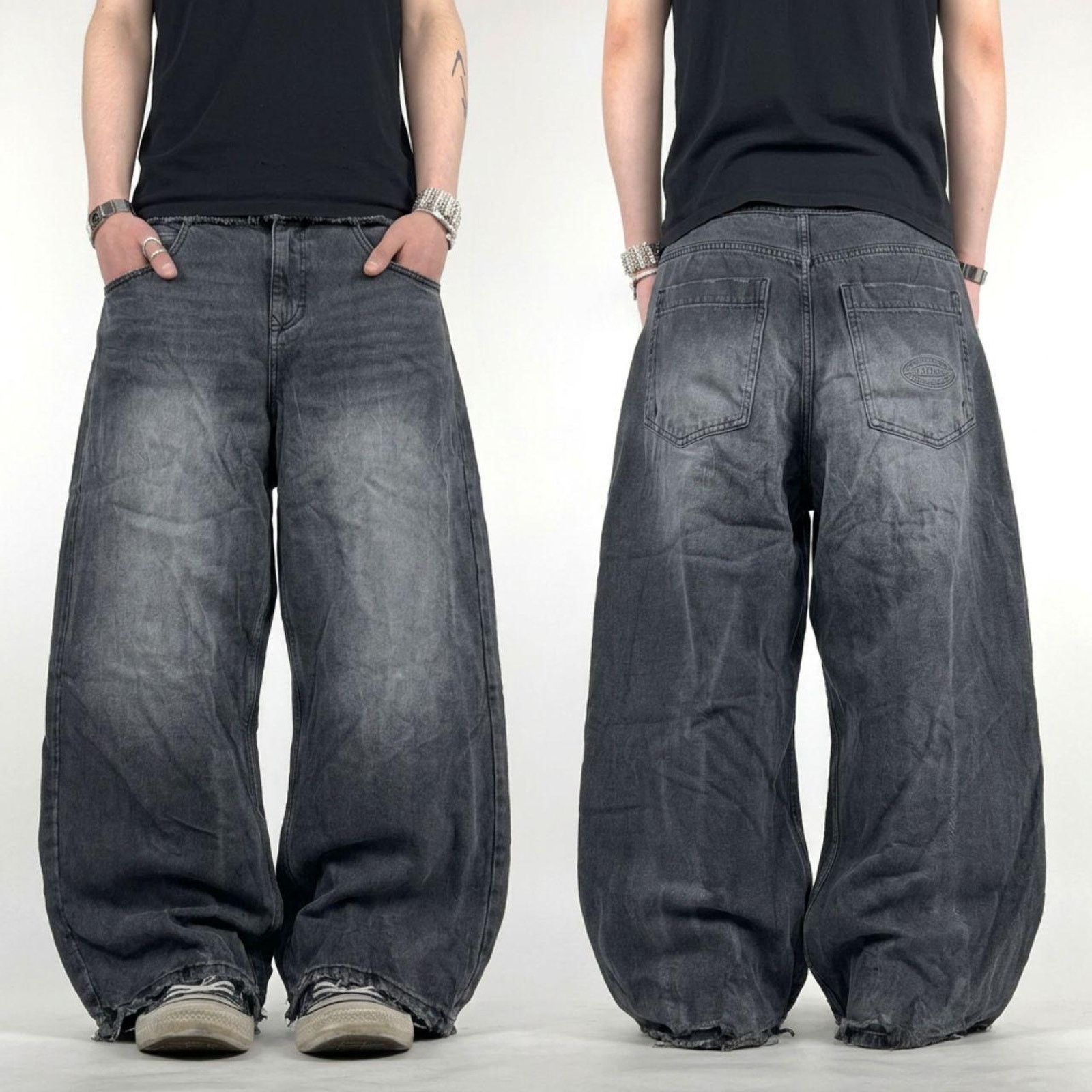 Oakley × Streetwear × Vintage VINTAGE Y2K OAKLEY CARGO PANTS BLACK