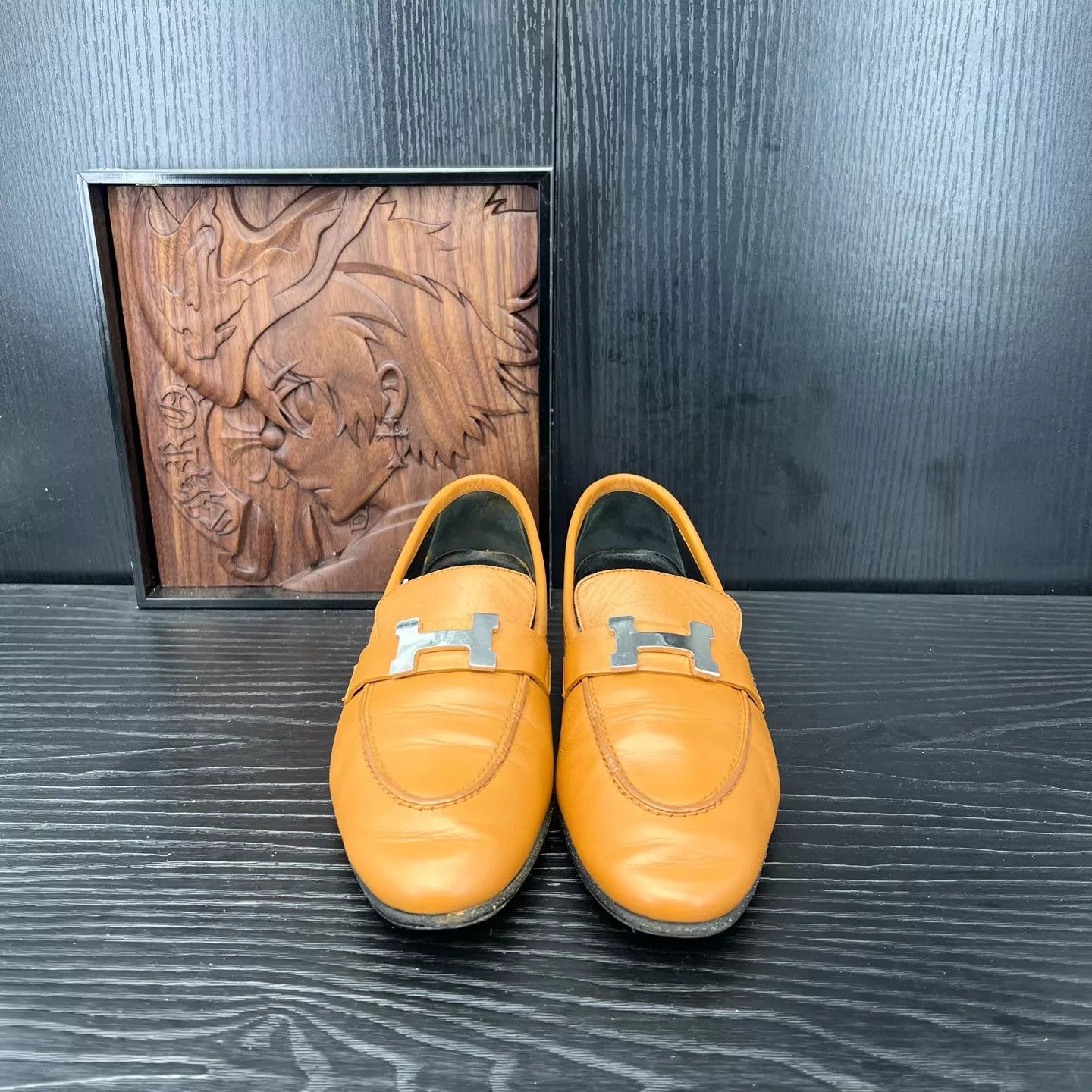 Hermes Hermès H Buckle Loafer Caramel 36 Size US 5.5 / IT 35.5 - 4 Thumbnail