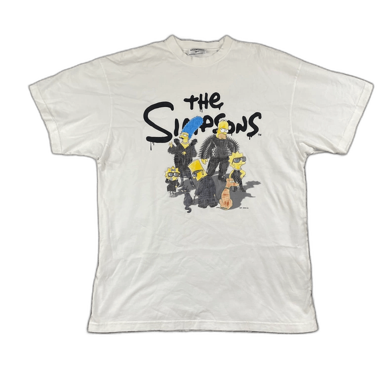 Balenciaga The Simpsons Logo T-Shirt