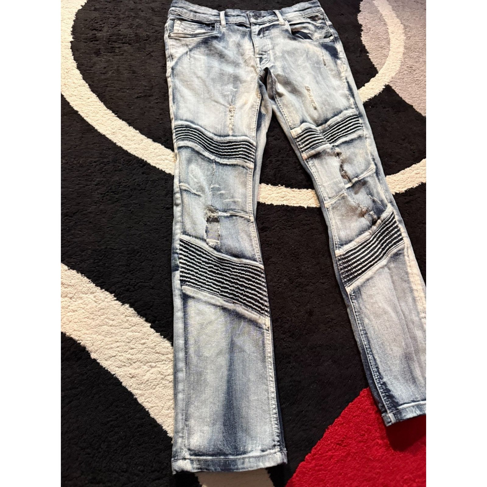 Ecko Unltd. Ecko Unltd Skinny Jeans Distressed Denim Size 32x32 Mens Y2K Size US 32 / EU 48 - 6 Thumbnail