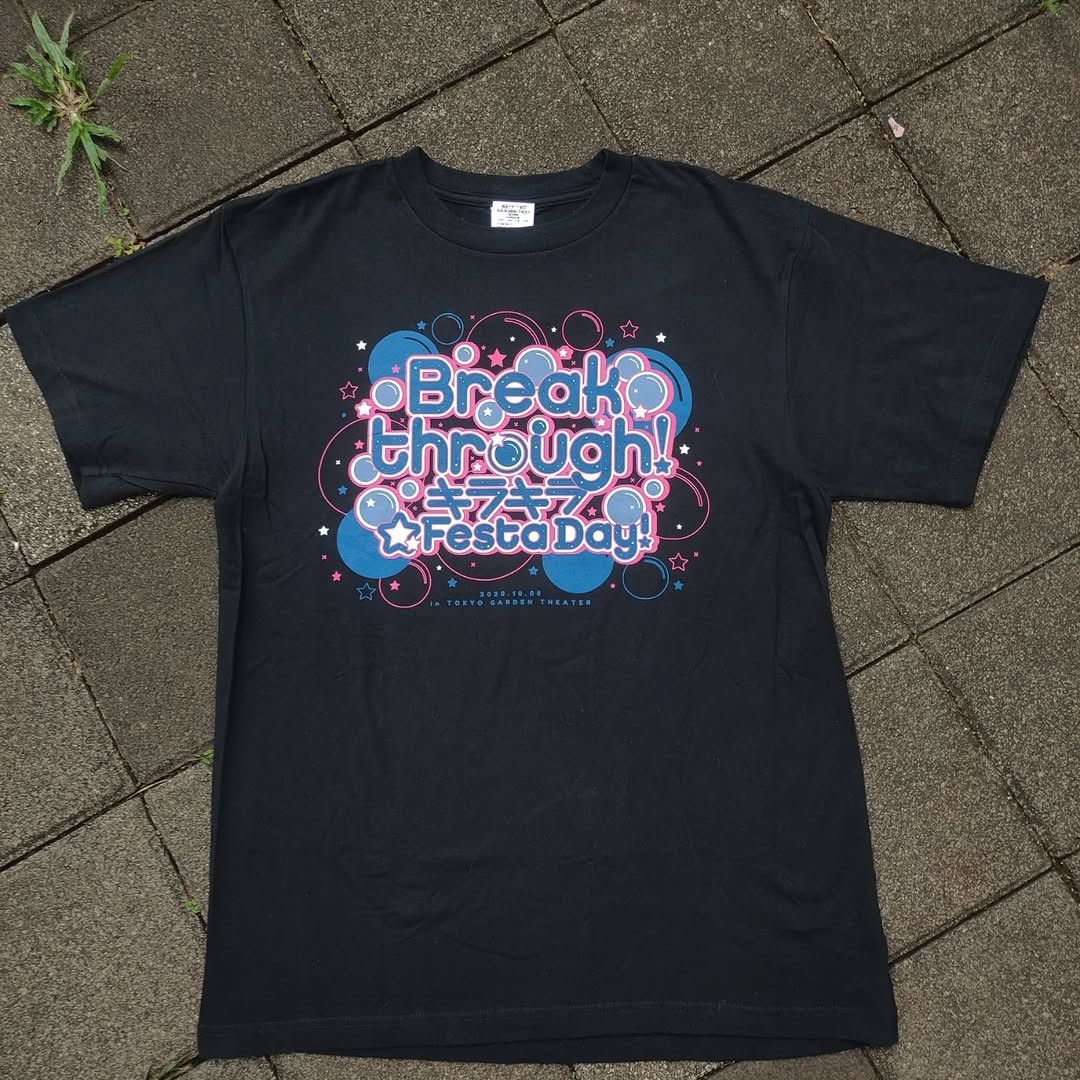 Anime BanG Dream! Poppin'Party Live 2020 Tee Size US L / EU 52-54 / 3 - 1 Thumbnail