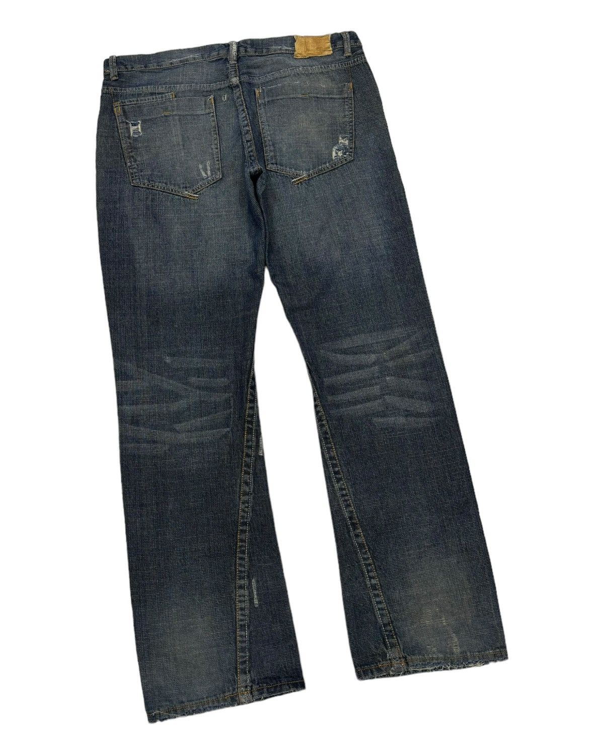 Japanese Brand × Undercover RARE ARCHIVE GOLD LABEL RIPS BAGGY DISTRESSED DENIM JEANS Size US 38 / EU 54 - 4 Thumbnail