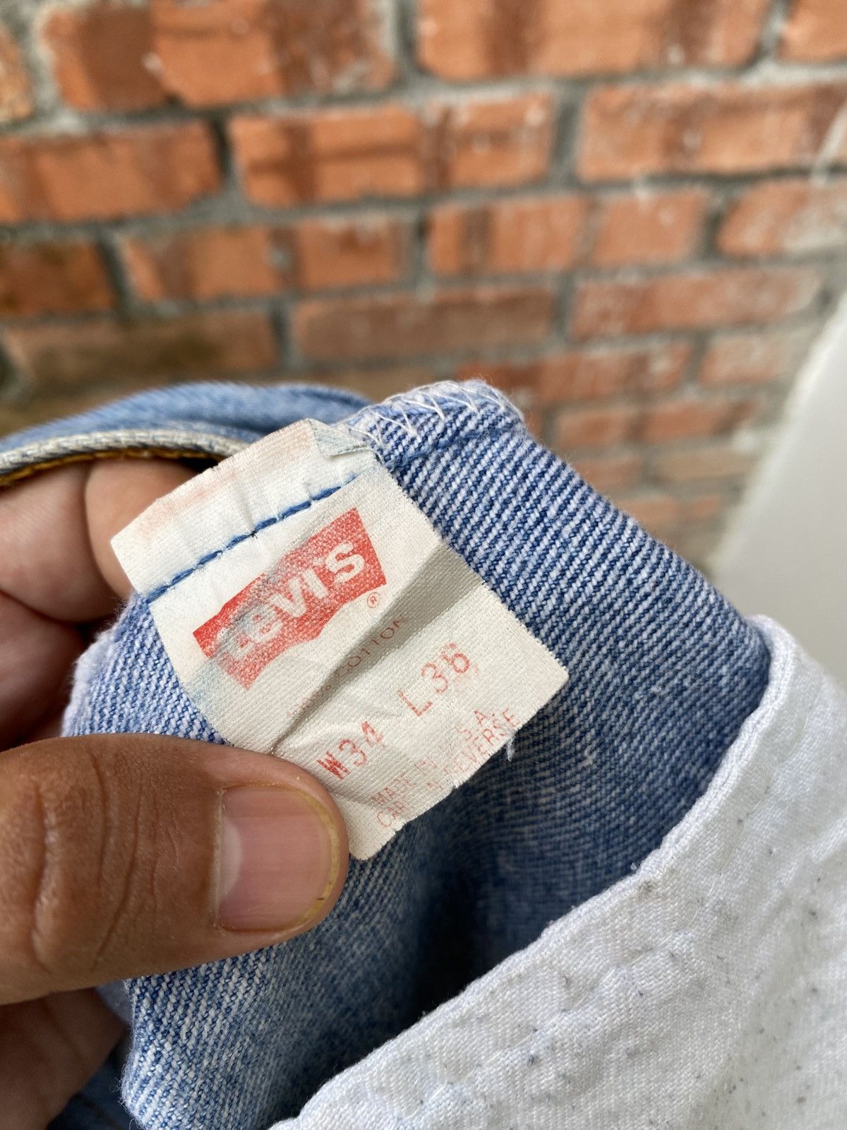 Levi's Vintage Clothing W33x33 Vintage levi's 501 made in Usa 80s Size US 33 - 6 Thumbnail