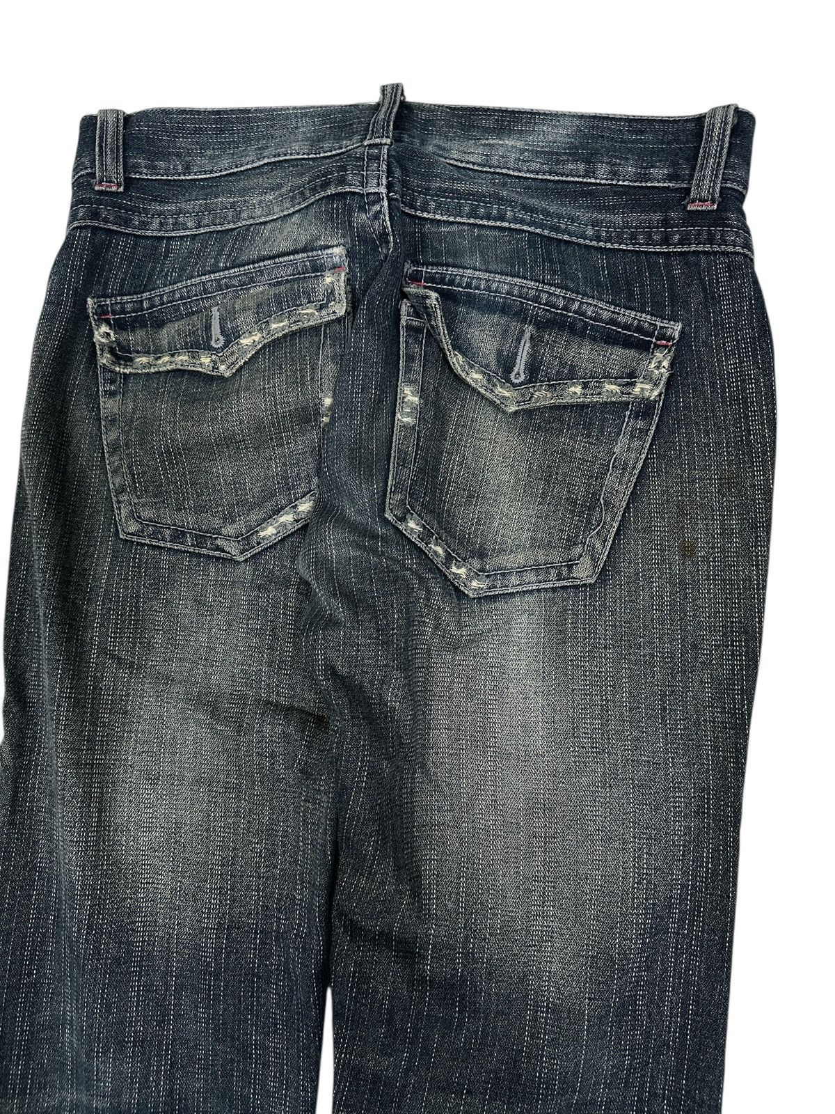 Vintage Flare 🎌💥 Rand crap Bootcut Flare Distress Denim Size US 34 / EU 50 - 6 Thumbnail