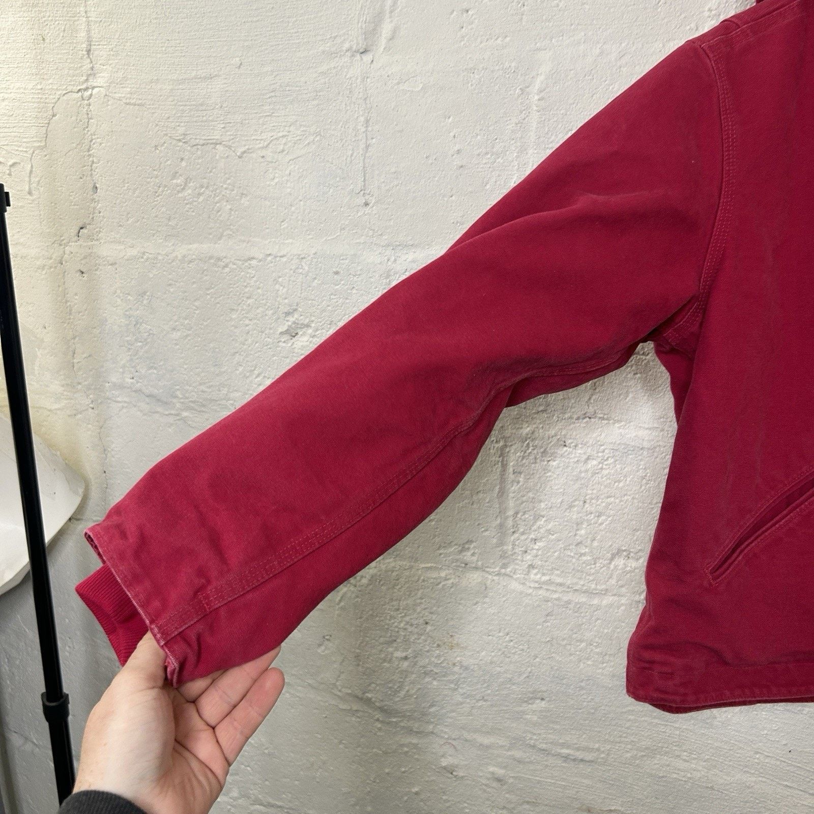 Carhartt Carhartt Sherpa-Lined Hooded Detroit Jacket “Scarlet” WJ141 Size US L / EU 52-54 / 3 - 5 Thumbnail