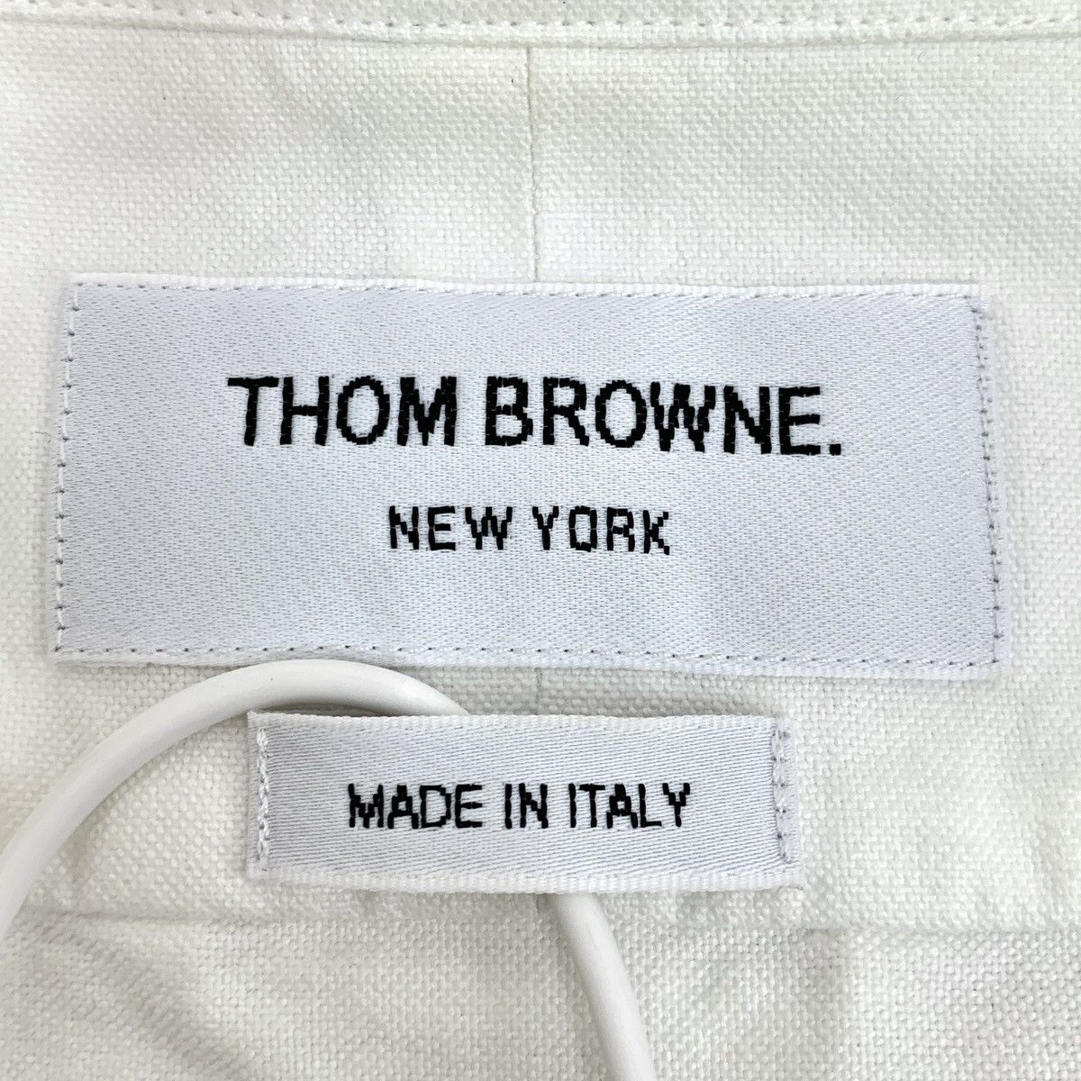 Thom Browne THOM BROWNE Tassel Classic Four-Bar Long Sleeve Shirt K26WX Size US XS / EU 42 / 0 - 8 Thumbnail