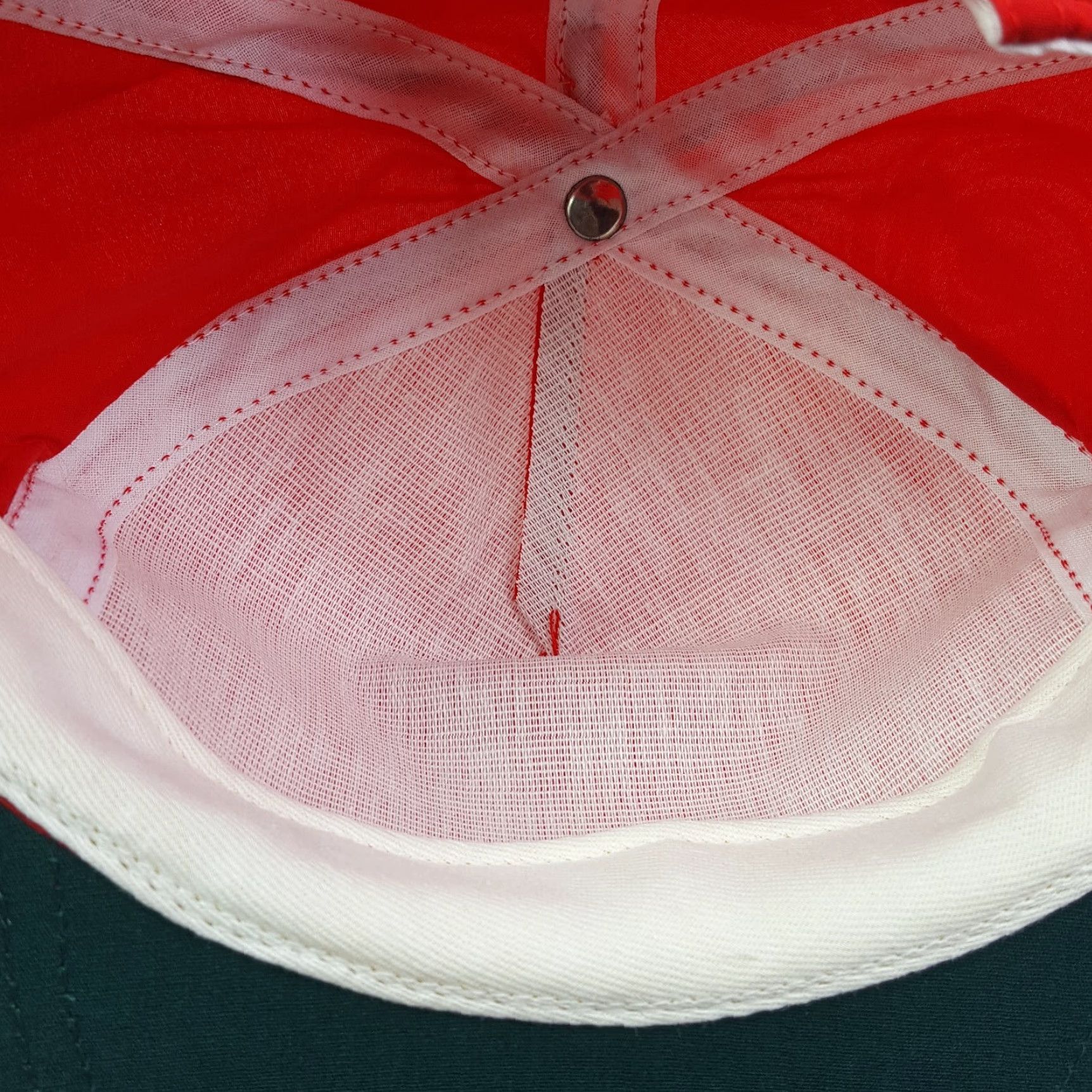 Vintage VINTAGE Town Talk Red Trucker Hat USA Made Adjustable Strap Unconstructed Cap Size ONE SIZE - 7 Thumbnail