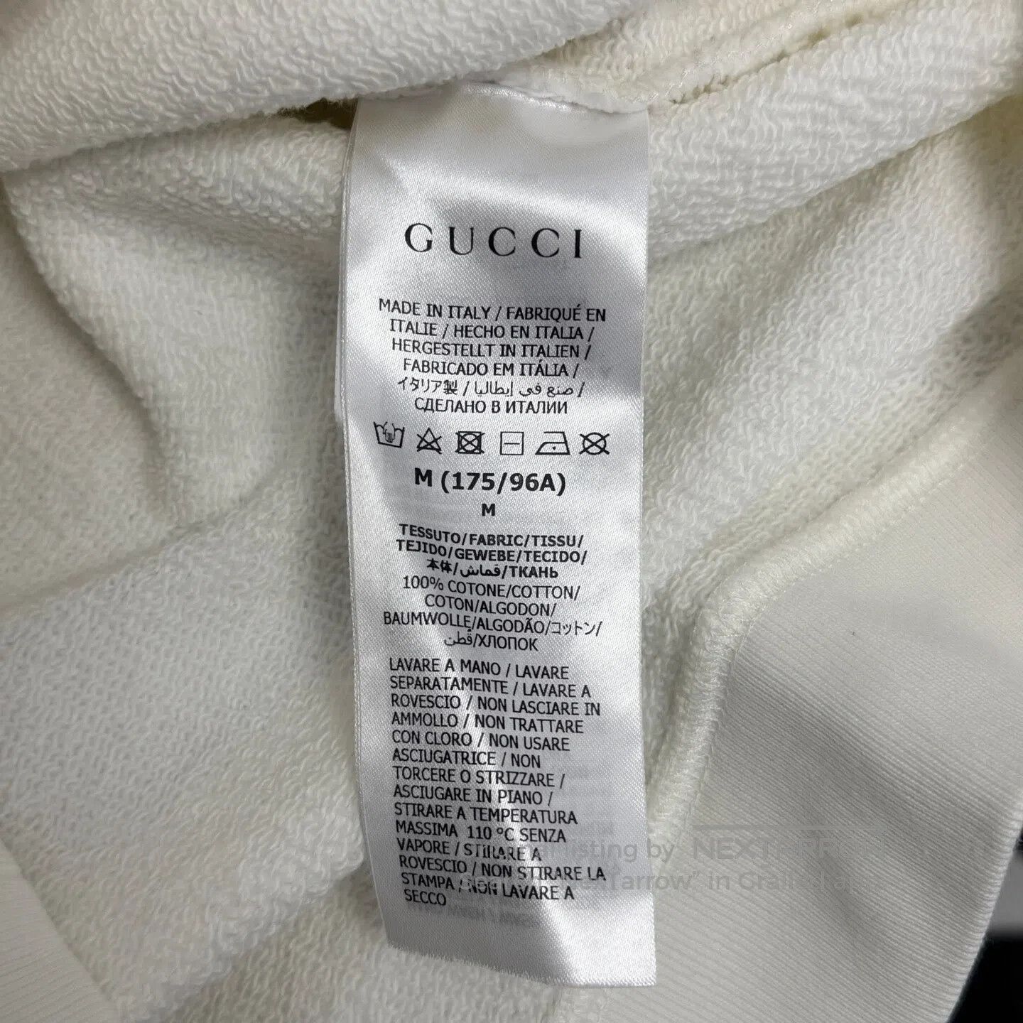 Gucci Guicci Mirror Logo Hoodie| Size US M / EU 48-50 / 2 - 5 Thumbnail