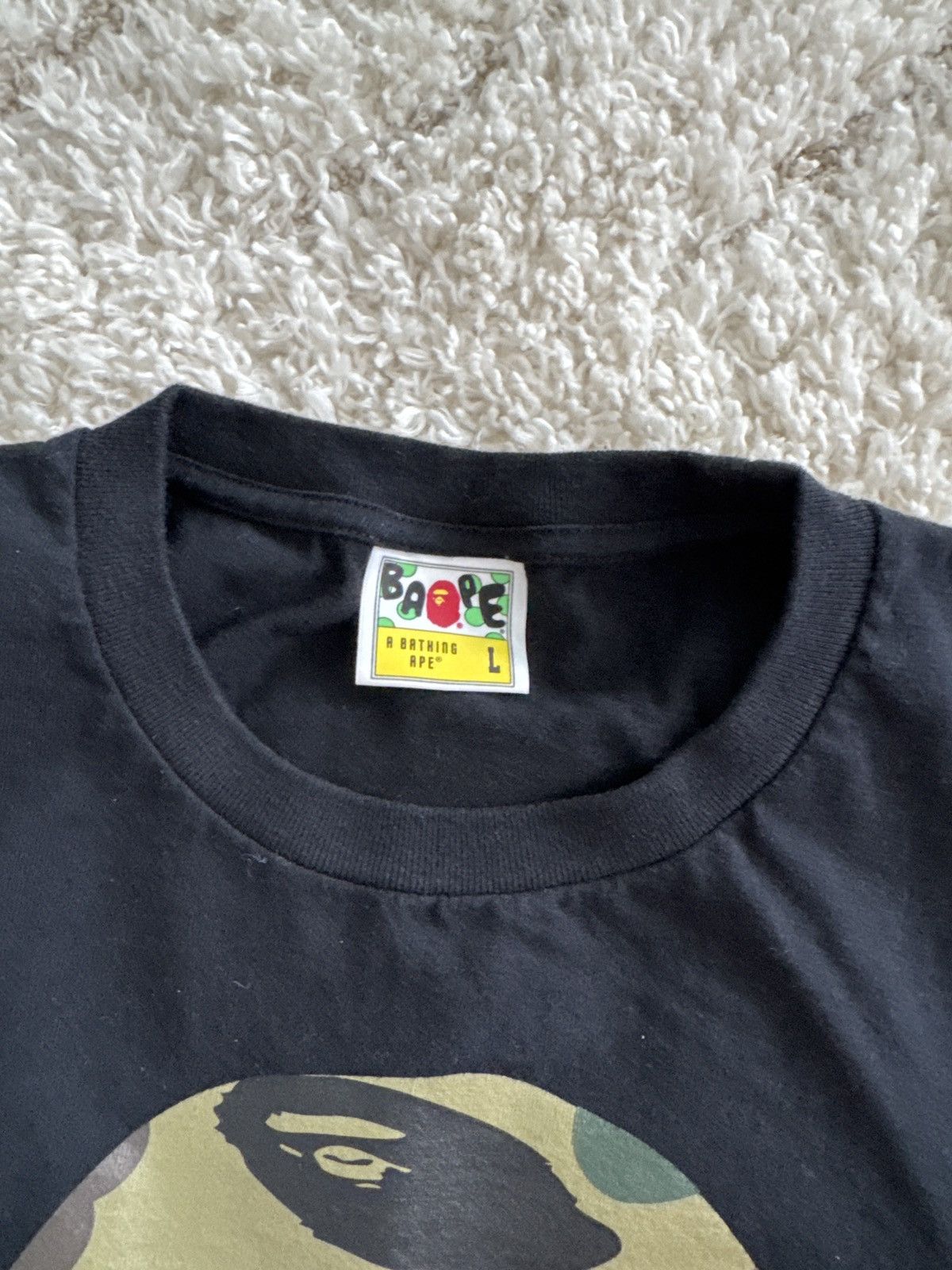 Bape 1st Camo Big Ape Head Tee Size US L / EU 52-54 / 3 - 3 Thumbnail