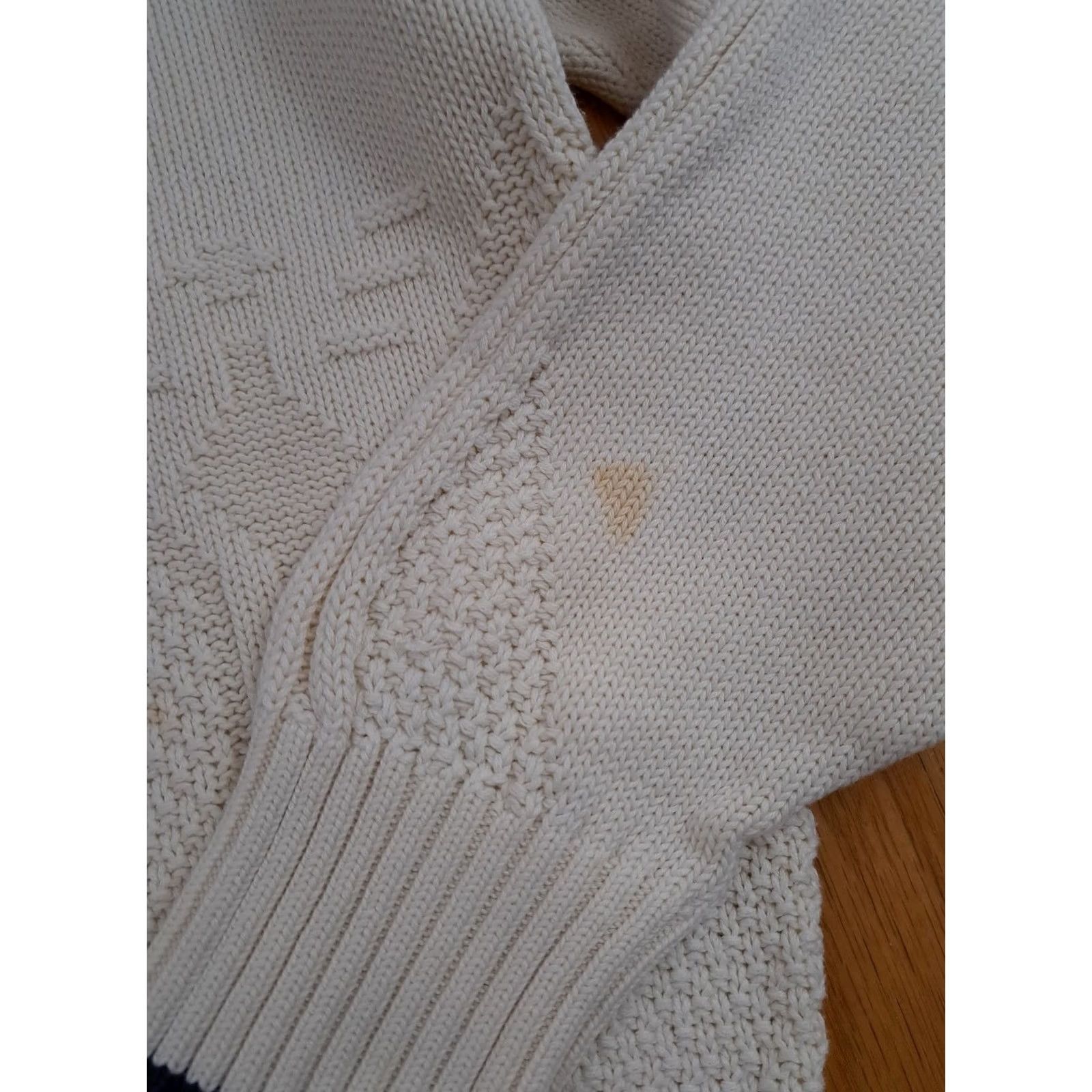 Vintage VINTAGE University of Michigan Sweater XL White Cable Knit Embroidered the alumni shop Size US XL / EU 56 / 4 - 4 Thumbnail