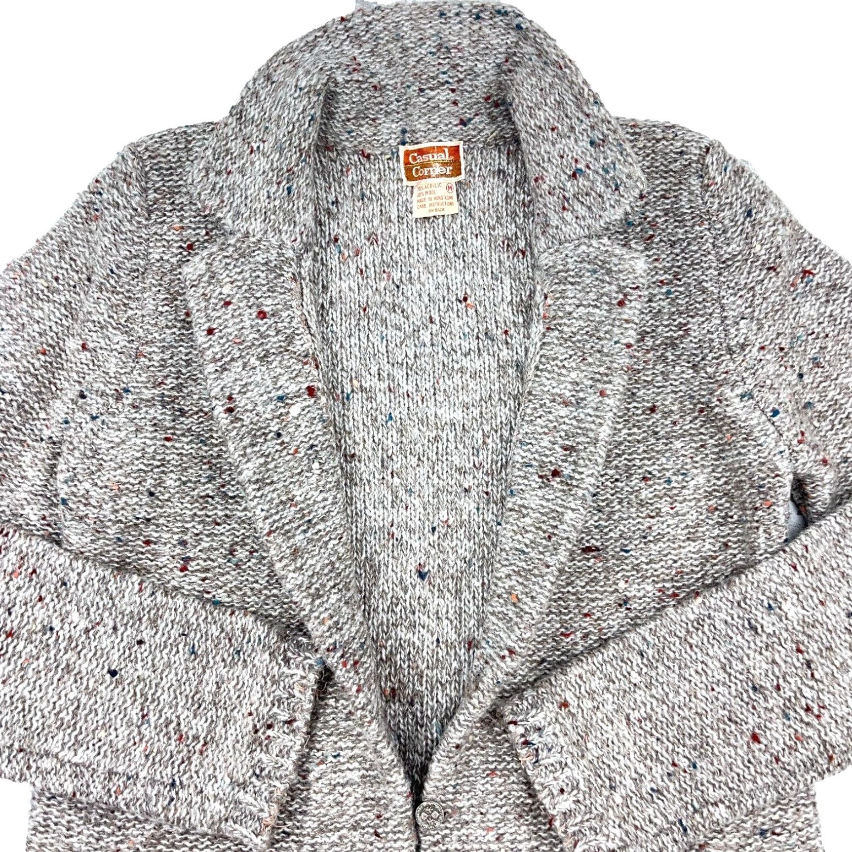 Vintage Vintage Casual Corner Sweater Women Medium Chunky Heavy Acrylic Wool Size M / US 6-8 / IT 42-44 - 2 Thumbnail