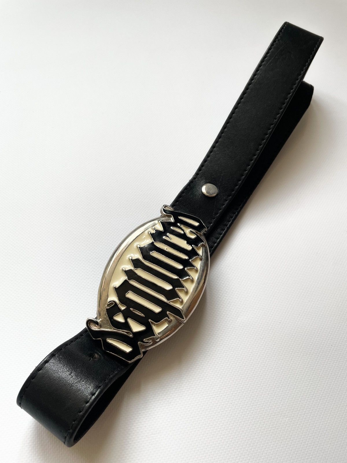 Dsquared2 × Japanese Brand Dsquared belt avantgarde buckle logo Gothic Spell out Size ONE SIZE - 2 Thumbnail