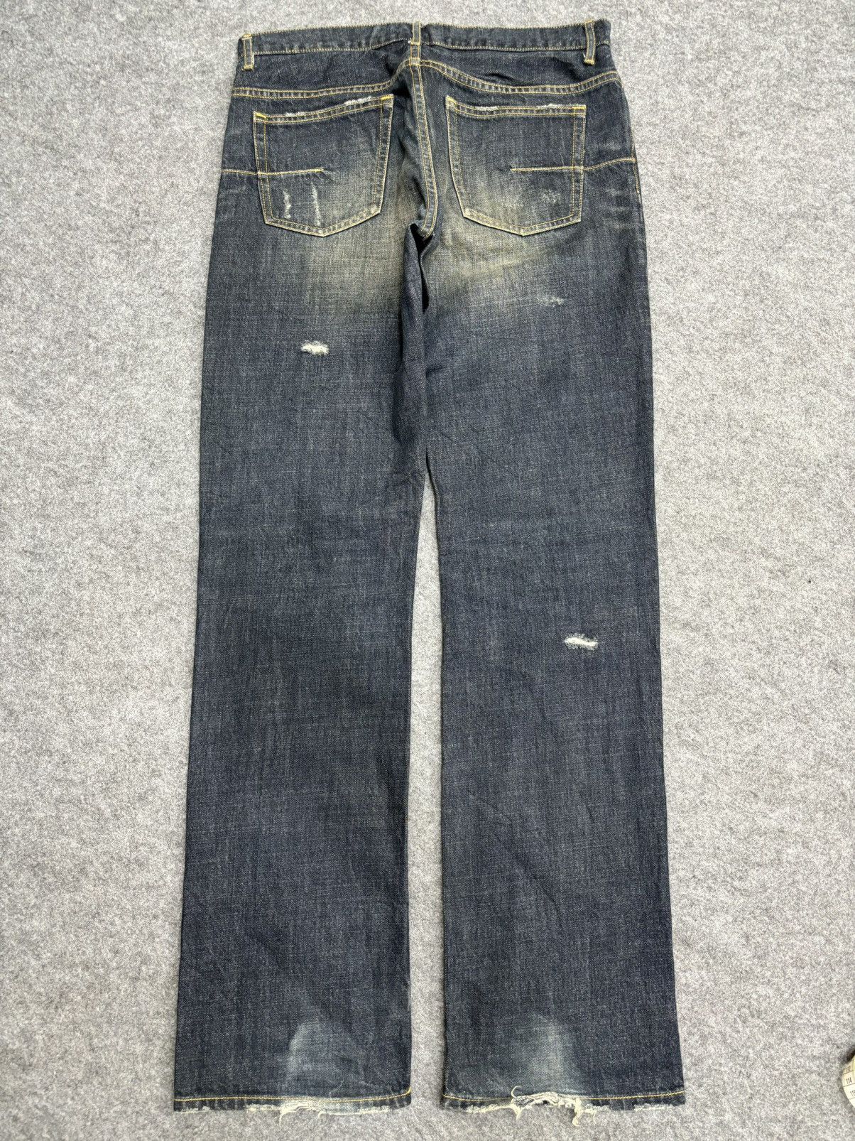 Designer 💥Designer💥Archival Ined Homme Distressed Denim F510 Size US 33 - 11 Thumbnail