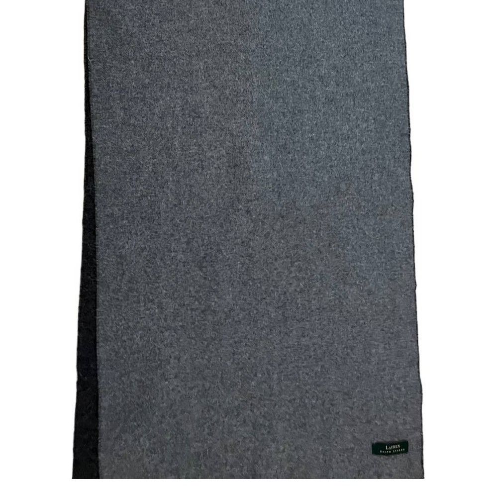 Ralph Lauren Ralph Lauren Gray fringed scarf 66x20 inches Size ONE SIZE - 9 Thumbnail