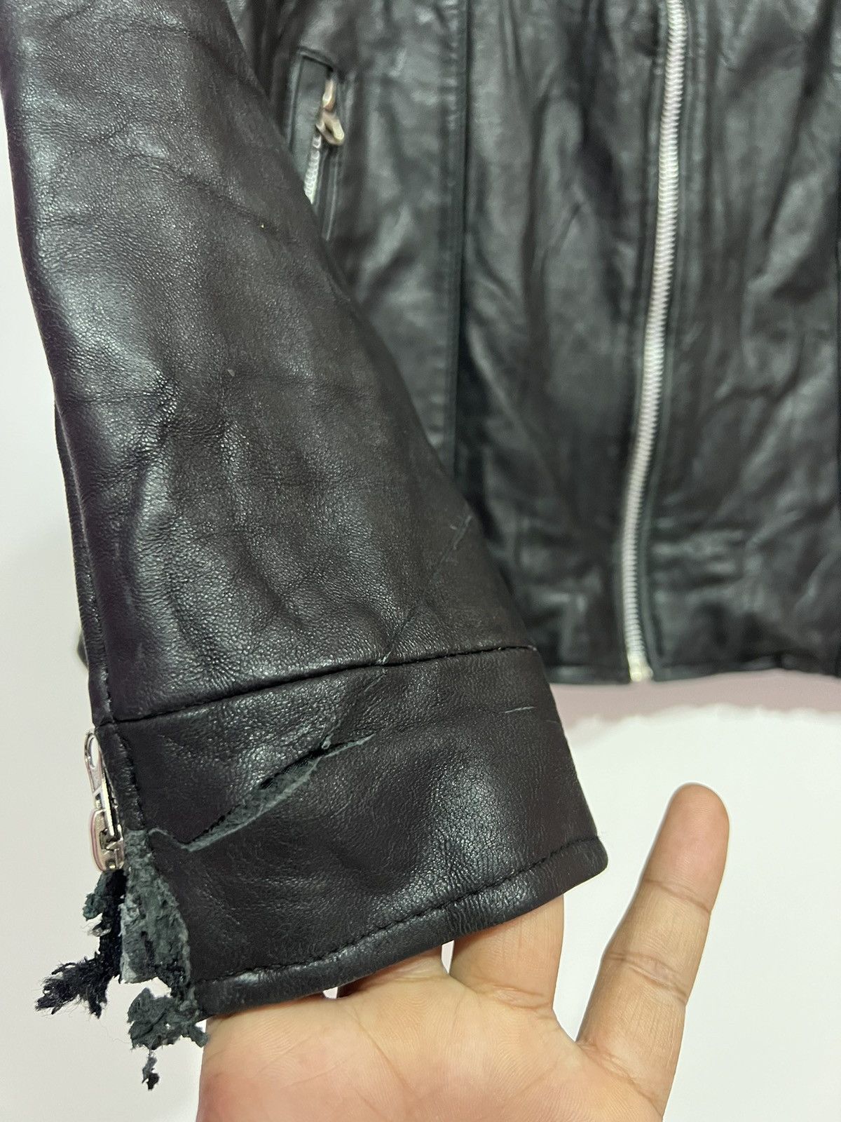Japanese Brand Red Mohican distressed punk leather jacket Size M / US 6-8 / IT 42-44 - 7 Thumbnail