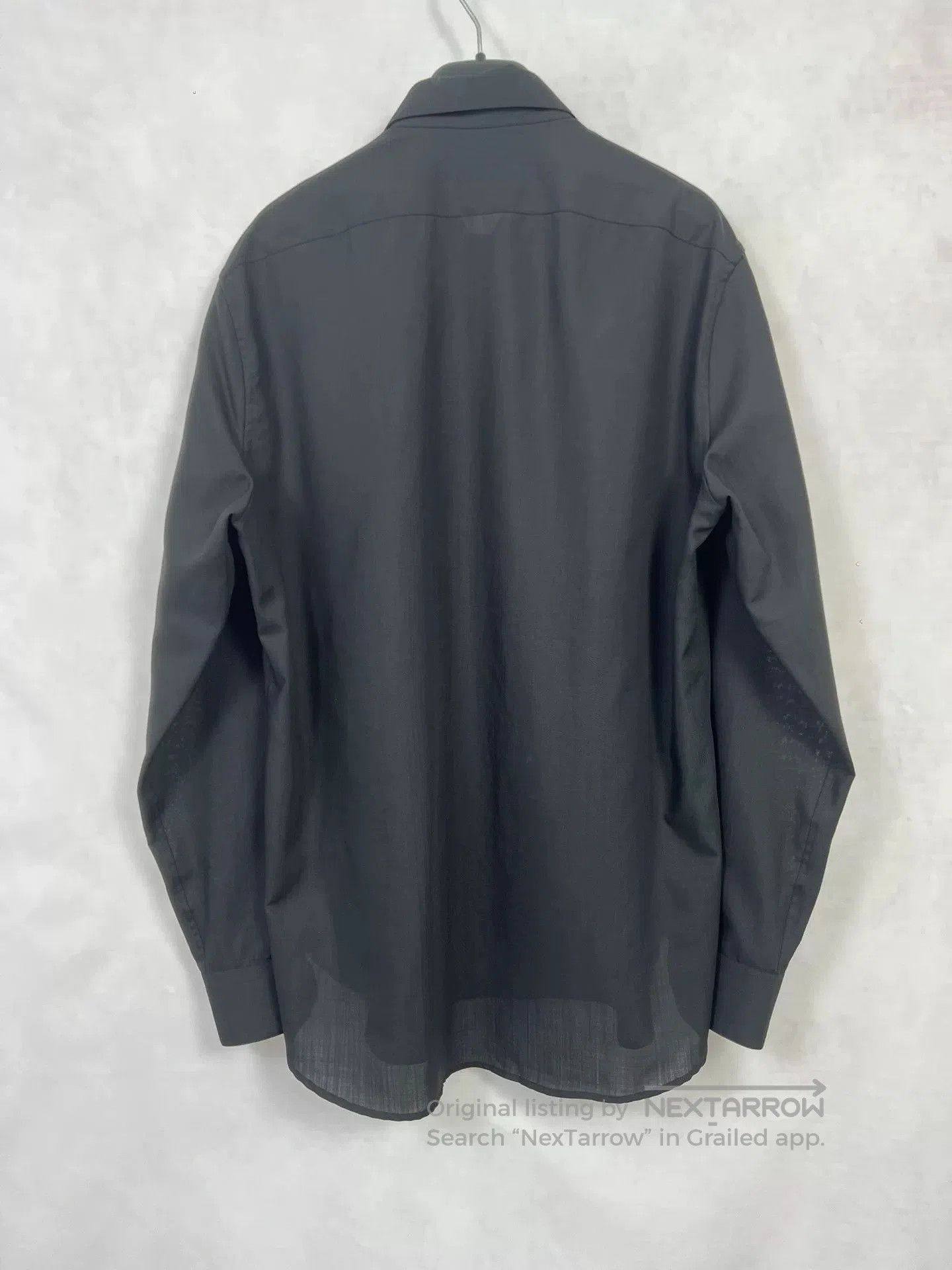 Saint Laurent Paris Saint Laurent Silver Embroidered Shirt. Size US XXS / EU 40 - 2 Thumbnail