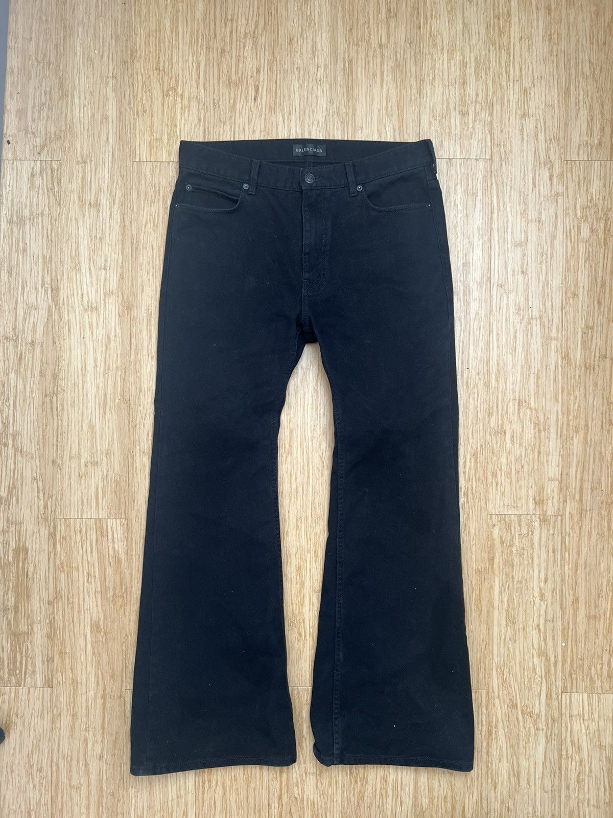 Balenciaga Balenciaga Flared/ Bootcut Black Jeans Size US 30 / EU 46 - 1 Thumbnail