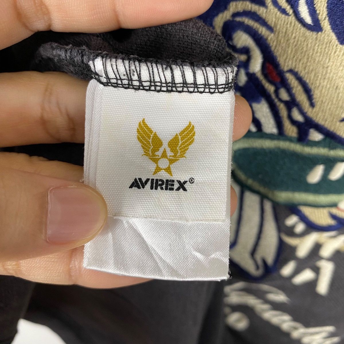 Avirex AVIREX SEAWOLF USN Embroidery Logo Polo Shirt Medium Size Size US M / EU 48-50 / 2 - 8 Thumbnail