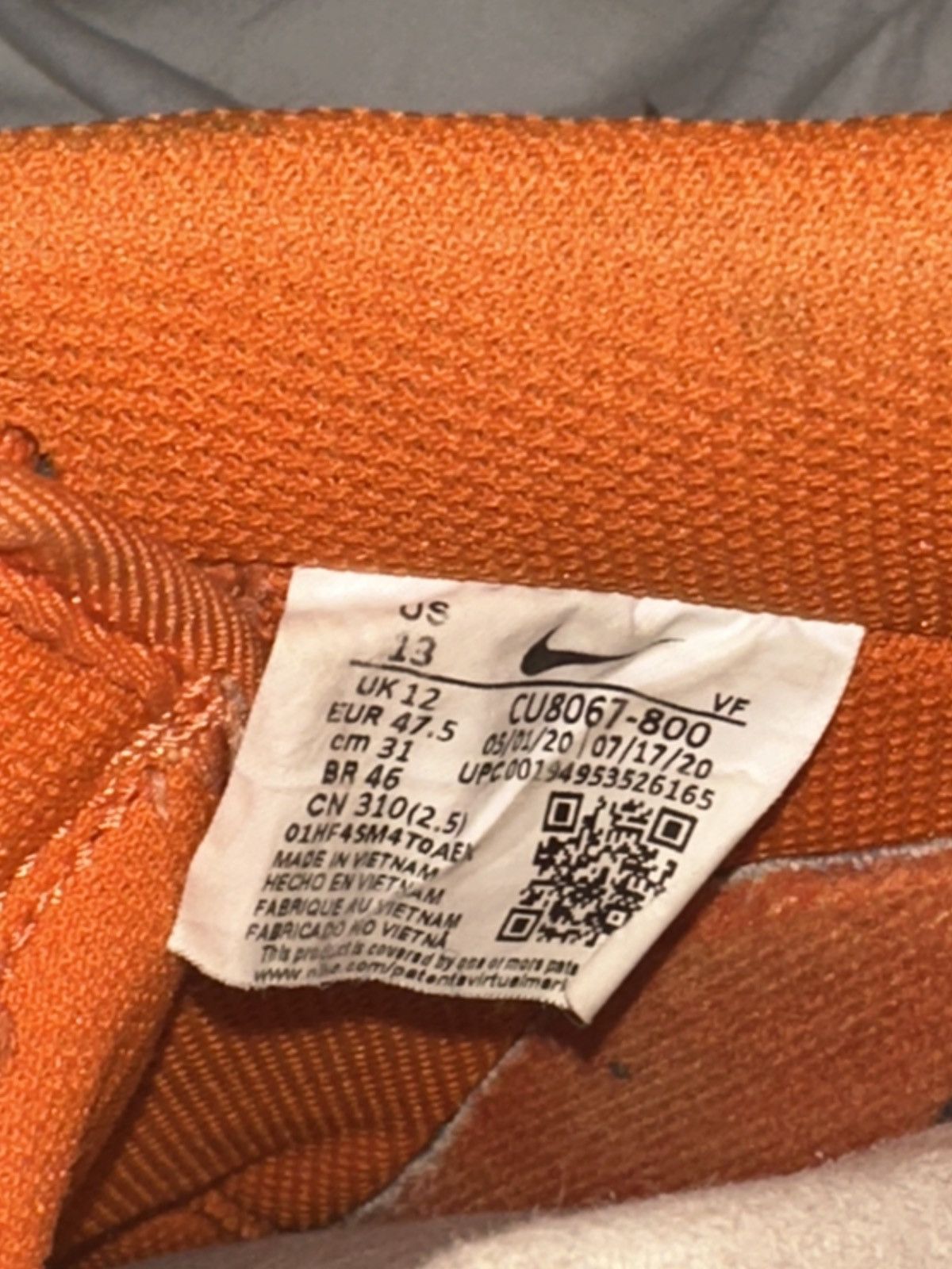 Nike AF1 “07 Skeleton Qs” “ Size US 13 / EU 46 - 7 Thumbnail
