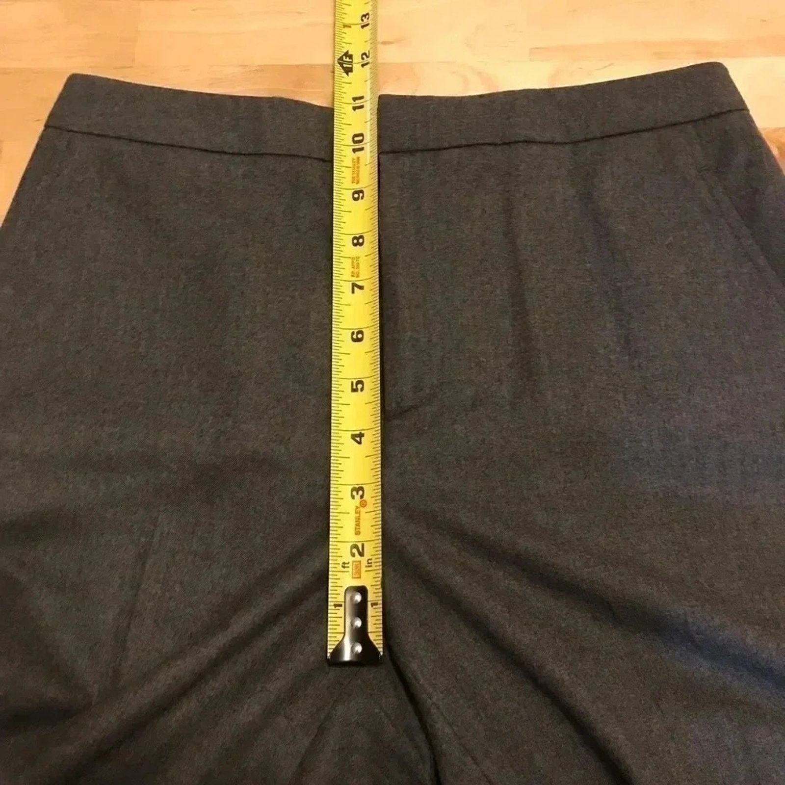 Ellen Tracy ELLEN TRACY Dress Pants SZ 2 Grey Wool Spandex Trousers Size 26" / US 2 / IT 38 - 8 Thumbnail