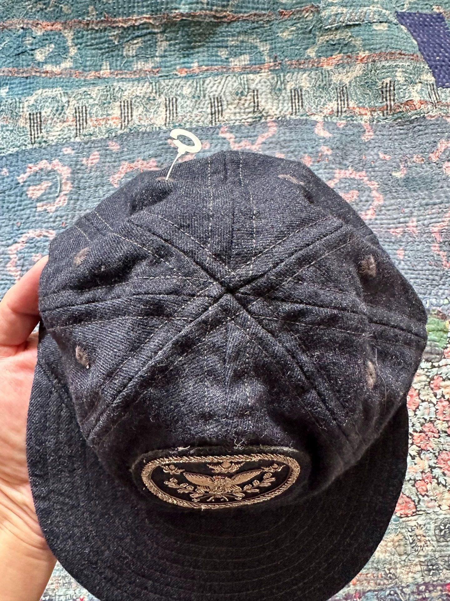 RRL Ralph Lauren RRL Denim Baseball Cap New M Size ONE SIZE - 2 Thumbnail