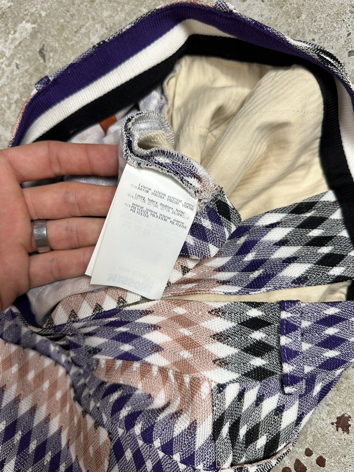 Missoni Missoni Geometric Viscose Shorts Size 27" / US 4 / IT 40 - 9 Thumbnail
