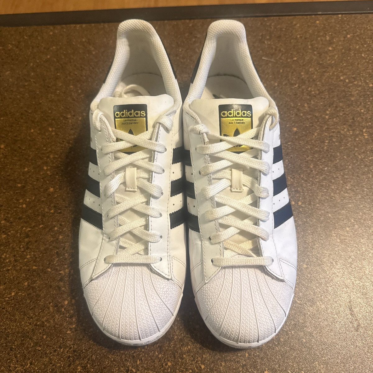 Adidas Adidas Superstars White Size 10.5 Size US 10.5 / EU 43-44 - 1 Thumbnail