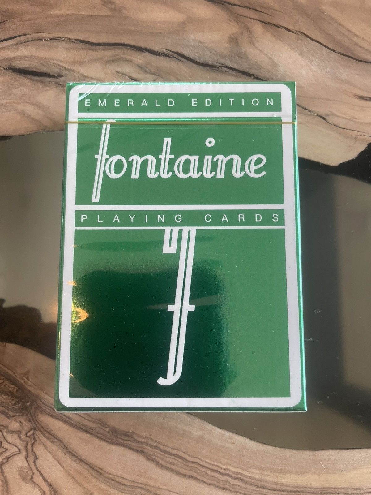 Bicycle FONTAINE LIMITED EMERALD FOIL - SINGLE DECK PLAYING CARDS Size ONE SIZE - 3 Thumbnail