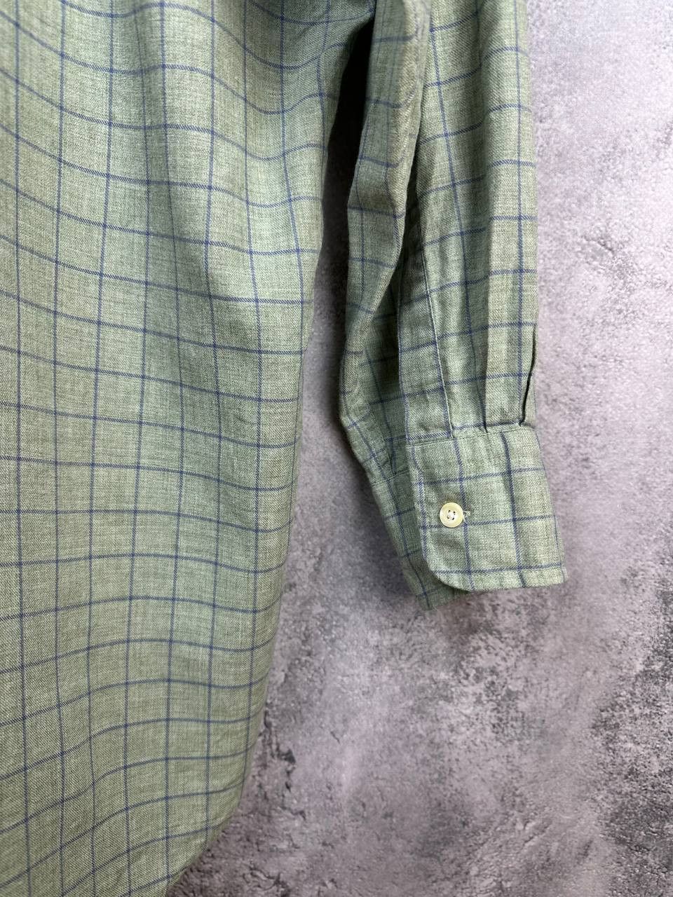 Other James Meade Cotton/Wool Blend Twill Check Button Up Shirt Size US M / EU 48-50 / 2 - 9 Thumbnail