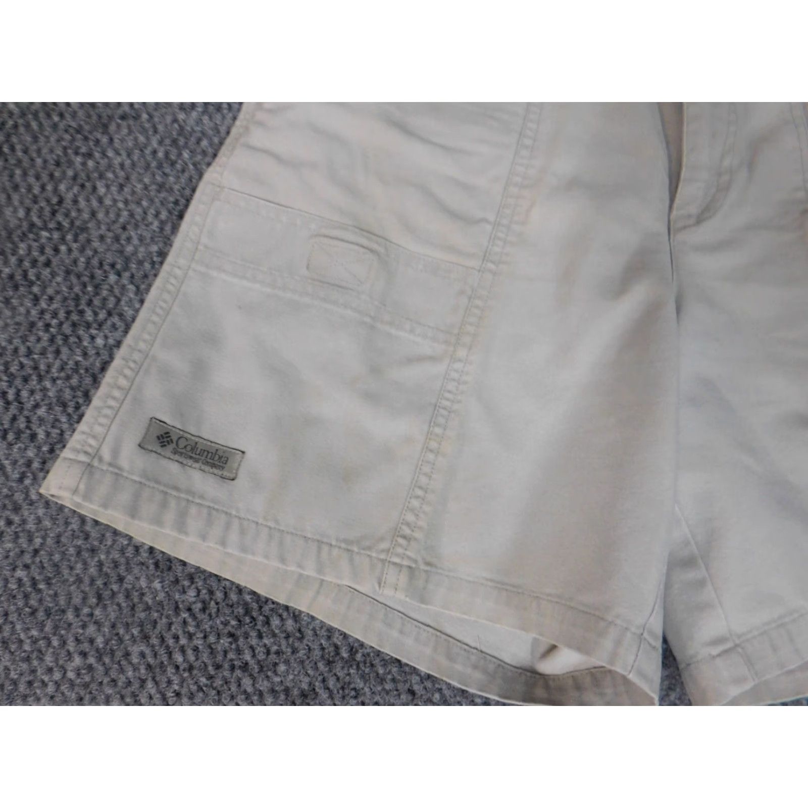 Vintage Columbia Shorts Womens S Beige Cargo Stretch Outdoor Regular Size Small Size 42" / US 20 - 3 Thumbnail