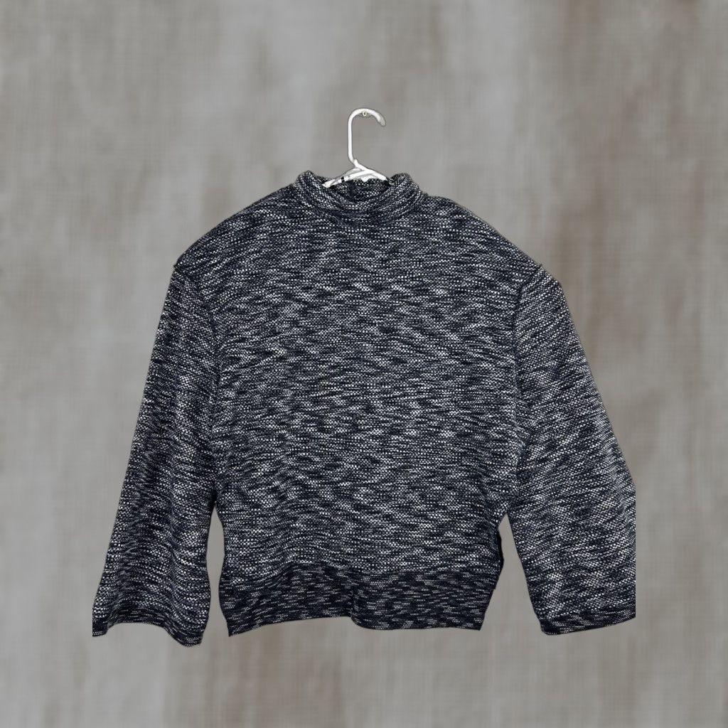 Free People Free People Shirt Women M Gray Turtleneck Long Sleeve Oversized Knit Sweater Tunic Polyester Size M / US 6-8 / IT 42-44 - 1 Thumbnail