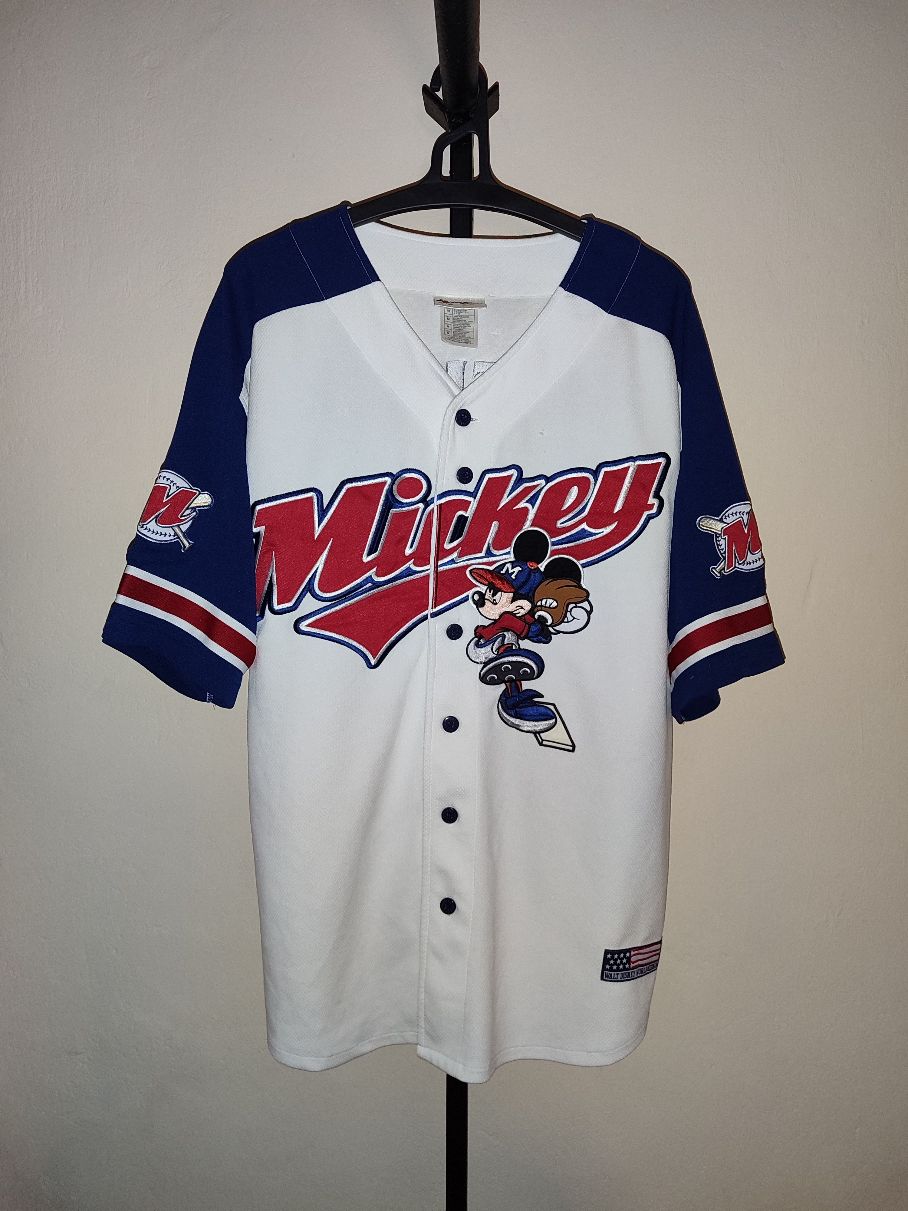 Vintage Vintage90s Mickey Mouse baseball jersey | Grailed