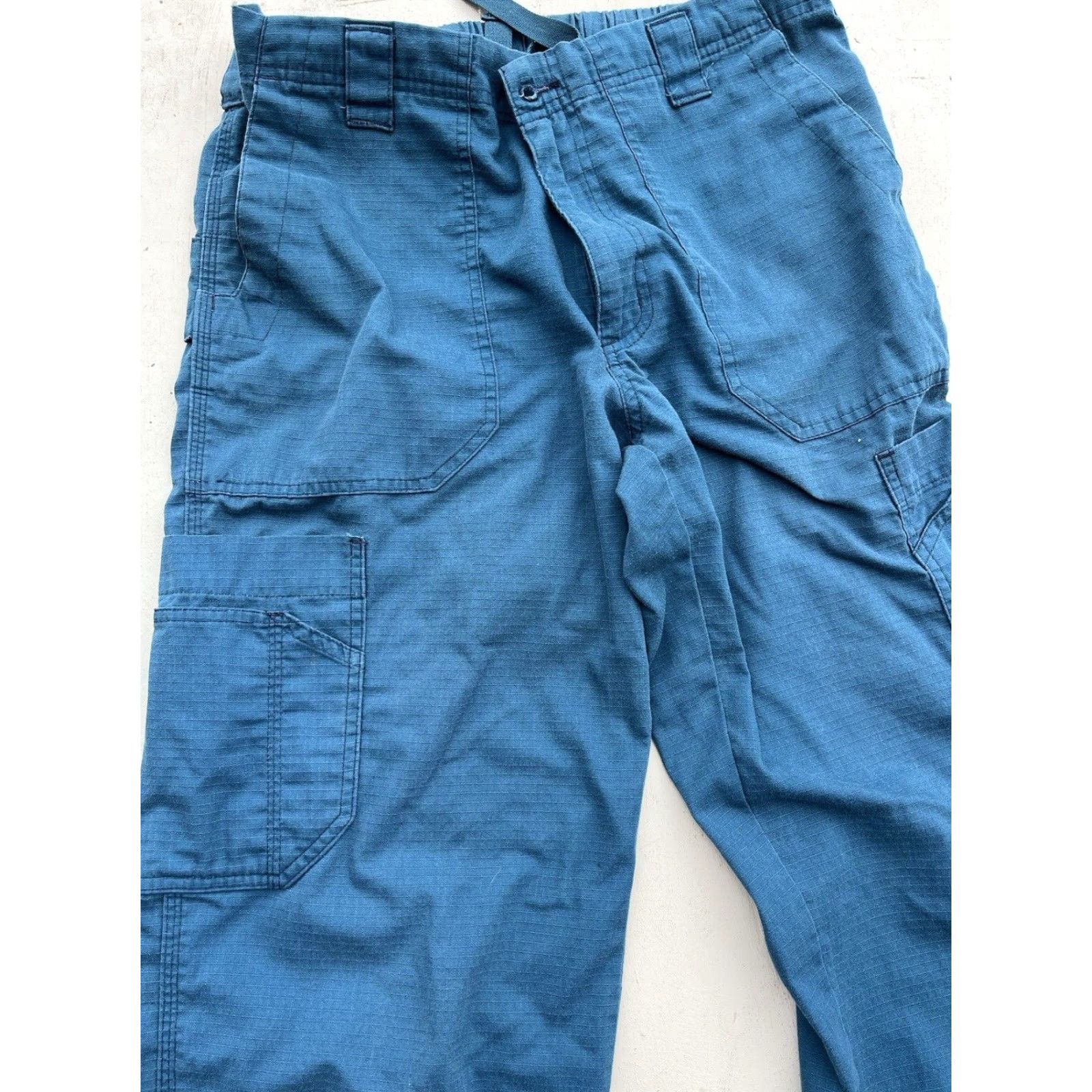 Carhartt VINTAGE Carhartt Pants Women Blue/Green Cargo S Hospital Nurse ER Workwear Size 28" / US 6 / IT 42 - 6 Thumbnail