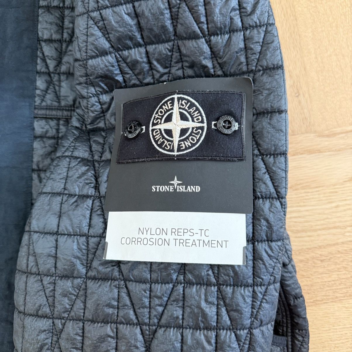 Stone Island Nylon Reps-TC Corrosion Treatment Quilted Jacket Size US M / EU 48-50 / 2 - 3 Thumbnail