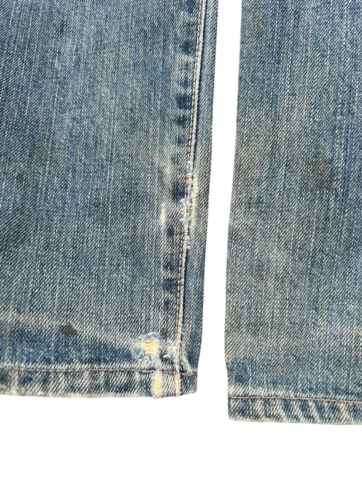 Japanese Brand × Kapital × Vintage Edwin Selvedge Distressed Rusty mud Wash Denim Size US 28 / EU 44 - 9 Thumbnail