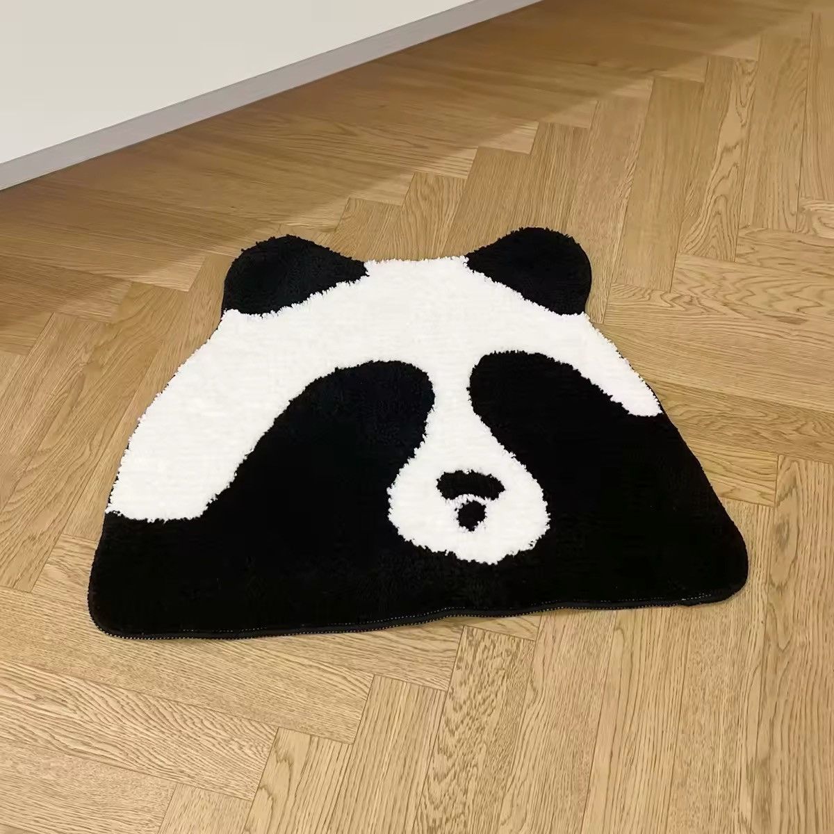 Handmade Panda Funny Printed Bedroom Rug Carpet Size ONE SIZE - 4 Thumbnail
