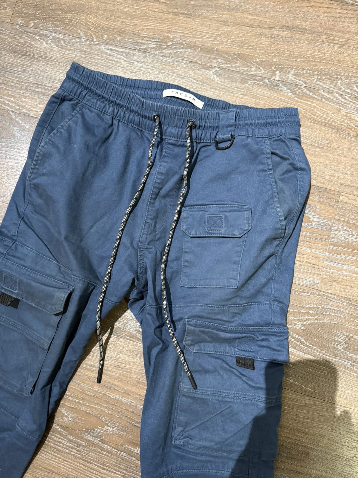Pacsun × Vintage Navy blue cargo pants Size US 29 - 2 Thumbnail