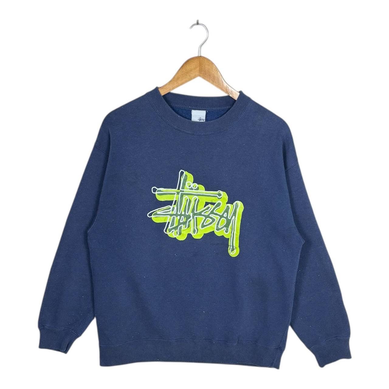 Stussy Vintage 90s Stussy Scribble Logo Crewneck Sweatshirt Large Size US L / EU 52-54 / 3 - 2 Thumbnail