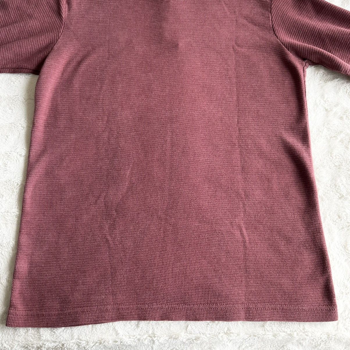 Mossy Oaks Mossy Oak Thermal Shirt Mens Large Red Henley Waffle Knit Size US L / EU 52-54 / 3 - 7 Thumbnail