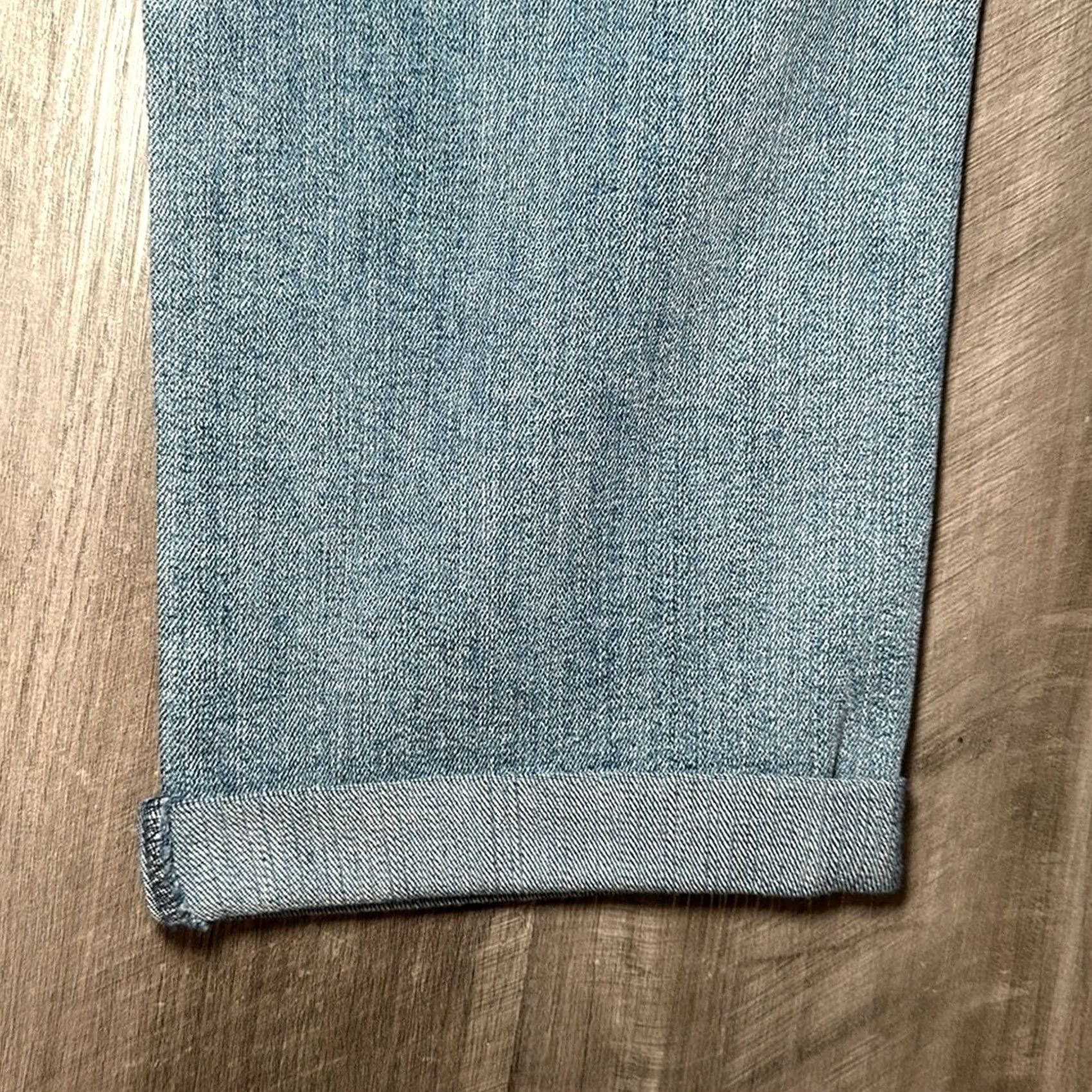 Vintage Seven7 Weekend Easy Fit Boyfriend Jeans - 4 Women Blue 69% Cotton 30% Polyester 1% Spandex NWT Boyfriend Style Size 27" / US 4 / IT 40 - 3 Thumbnail