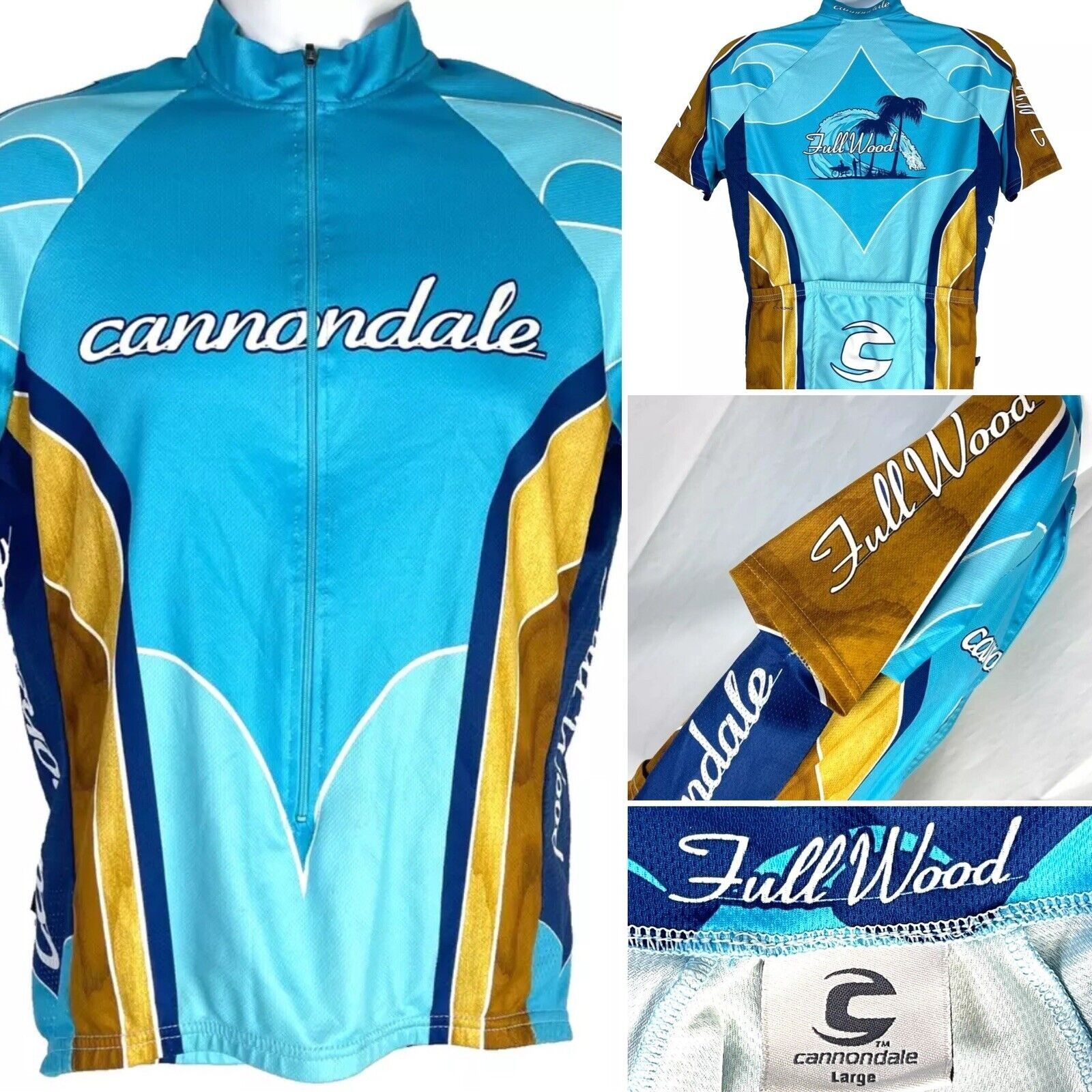 Other Cannondale Full Wood Chrono XC Biking L Zip Cycling Jersey s Size US L / EU 52-54 / 3 - 1 Thumbnail