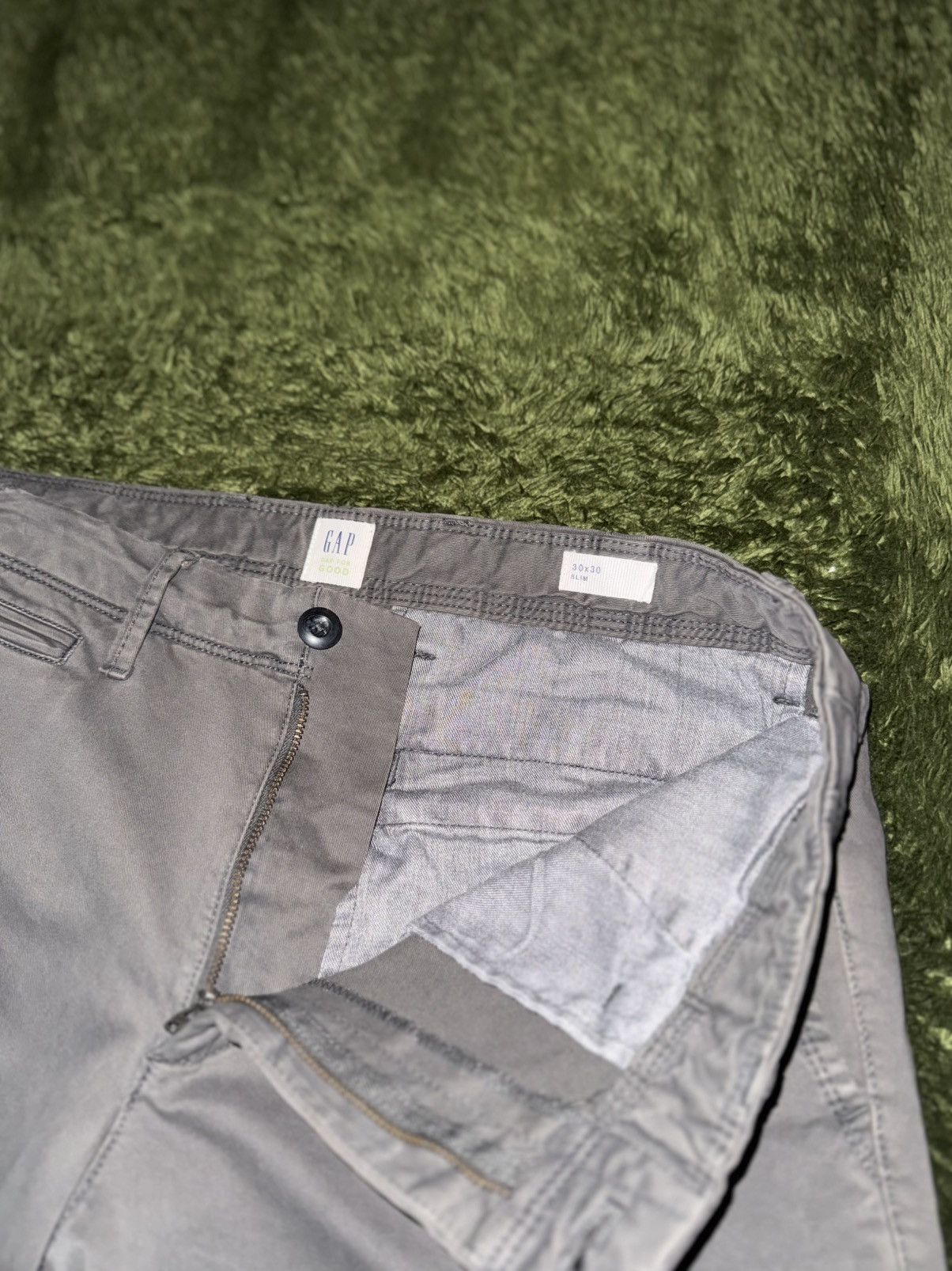 Gap [30x30] VTG GAP Slim Fit Washed Cotton Chino Pants Size US 30 / EU 46 - 3 Thumbnail