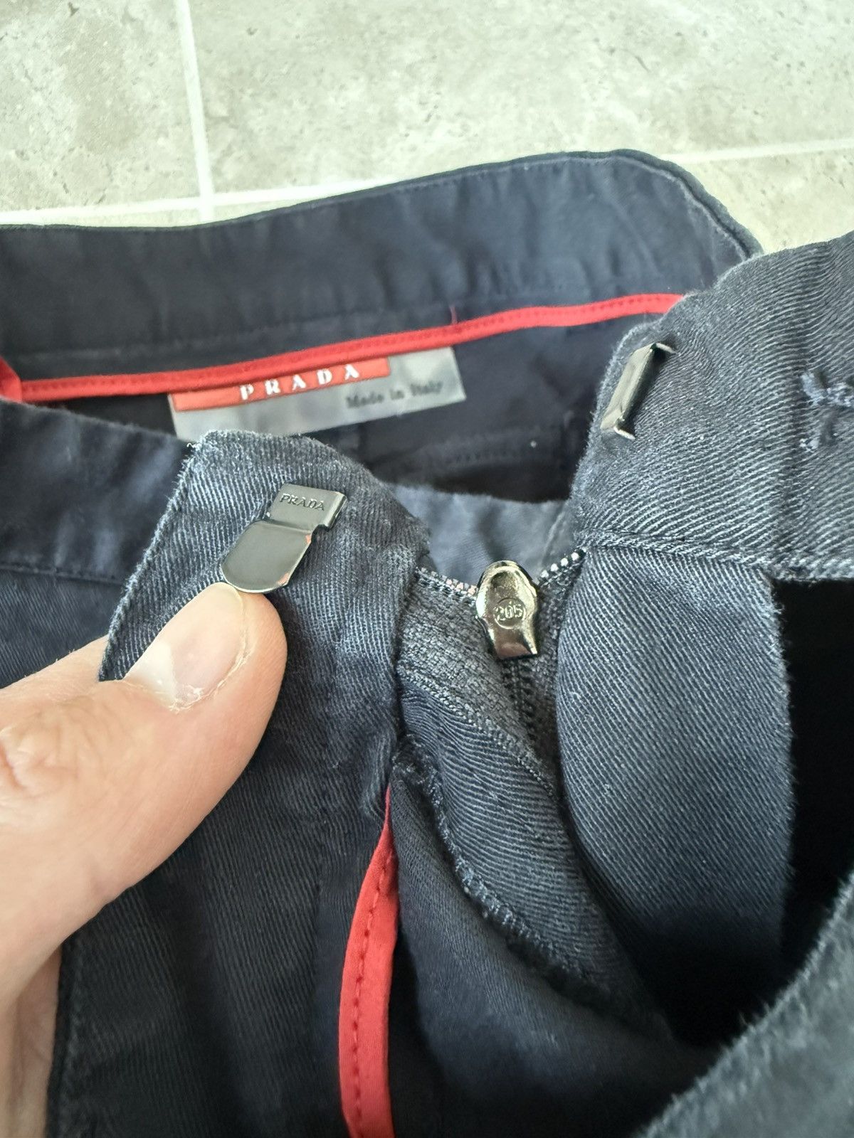 Prada 🔥Vintage Prada Luna Rossa Dark Blue Pants Size US 36 / EU 52 - 5 Thumbnail