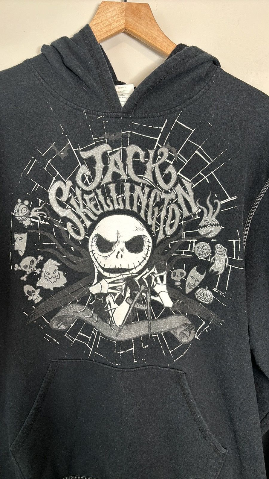 Disney × Vintage Vintage Disney Nightmare Before Christmas Hoodie Size US XL / EU 56 / 4 - 2 Thumbnail