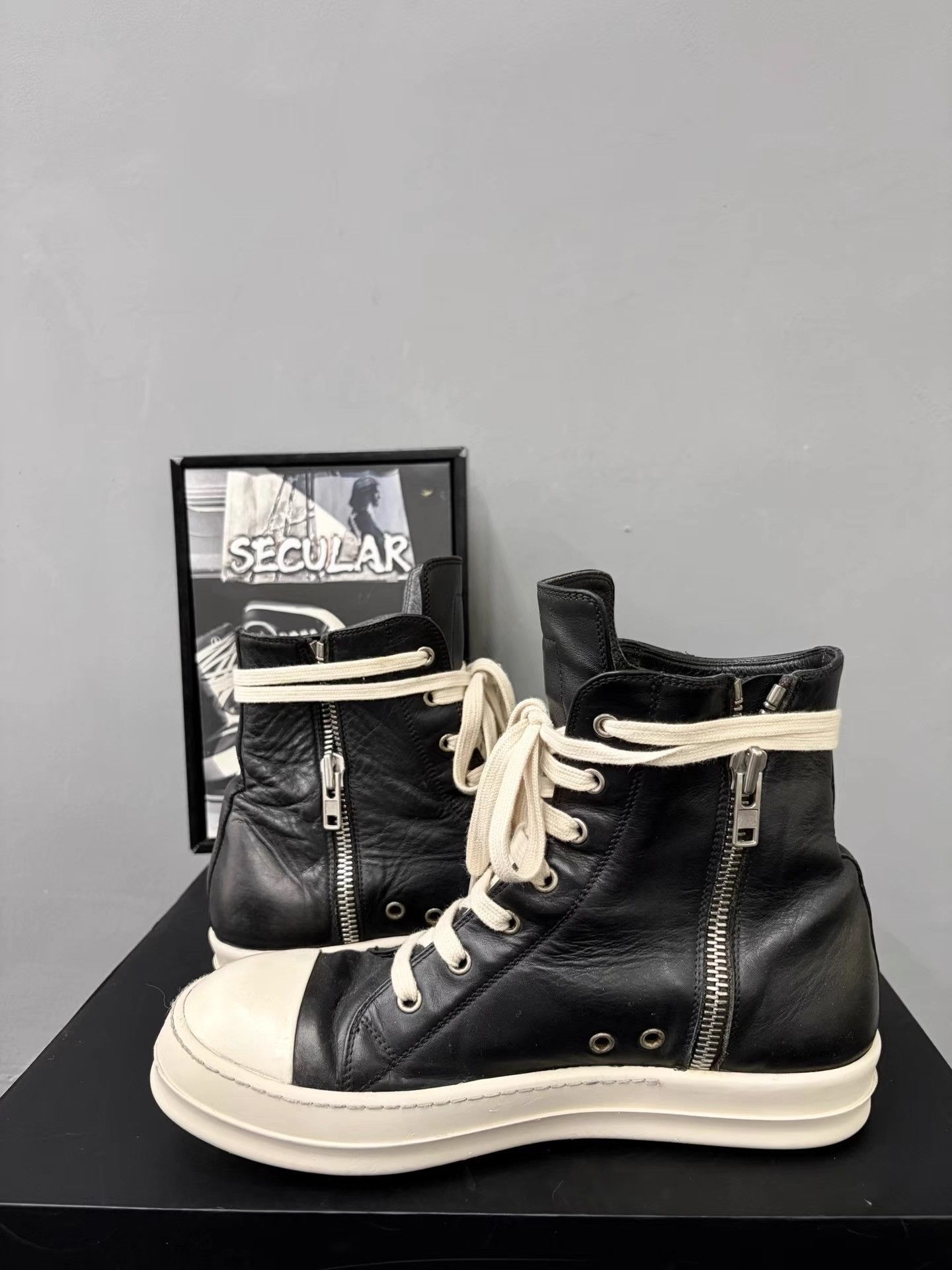 Rick Owens RickOwens High-Top Big Converse K34 Size US 8.5 / EU 41-42 - 5 Thumbnail