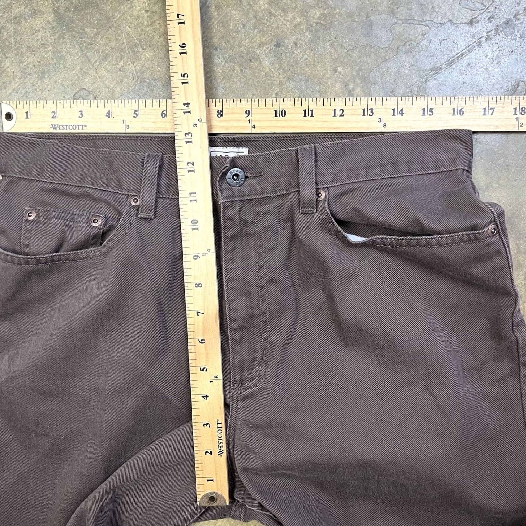 Vintage VINTAGE L.L.Bean Womens High Waist Mom Jeans 14 Regular 32x29 Brown Denim Pants Jeans Size 36" / US 14 / IT 50 - 7 Thumbnail